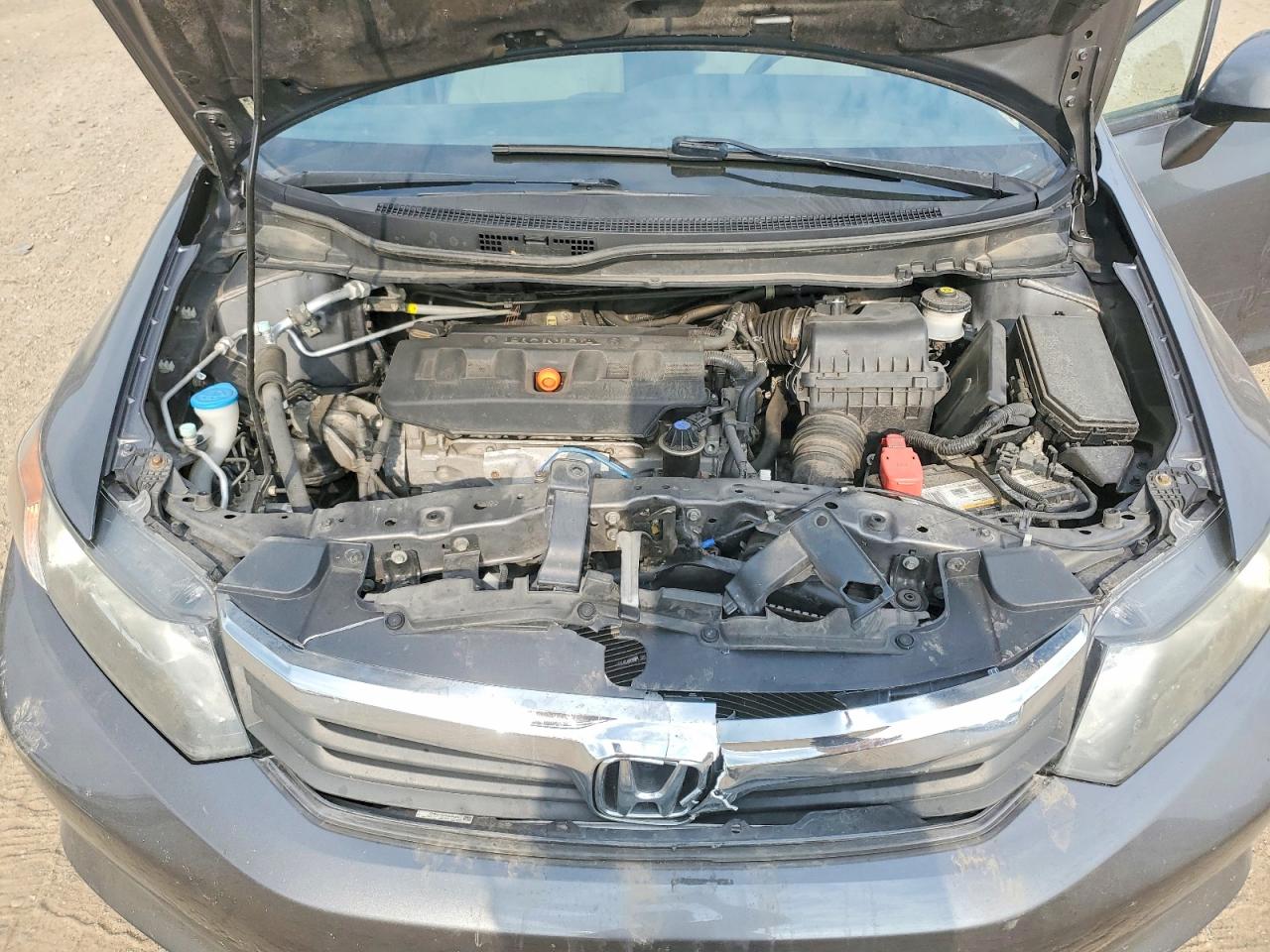 2012 Honda Civic Lx Silver vin: 19XFB2F53CE074043