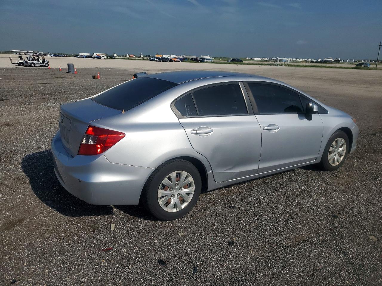 2012 Honda Civic Lx Silver vin: 19XFB2F53CE088458