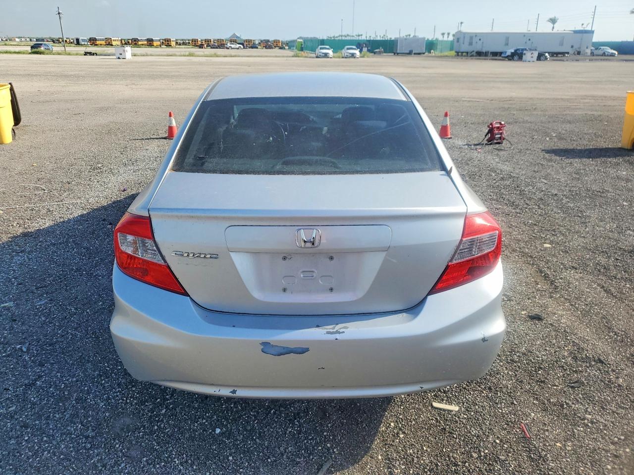 2012 Honda Civic Lx Silver vin: 19XFB2F53CE088458