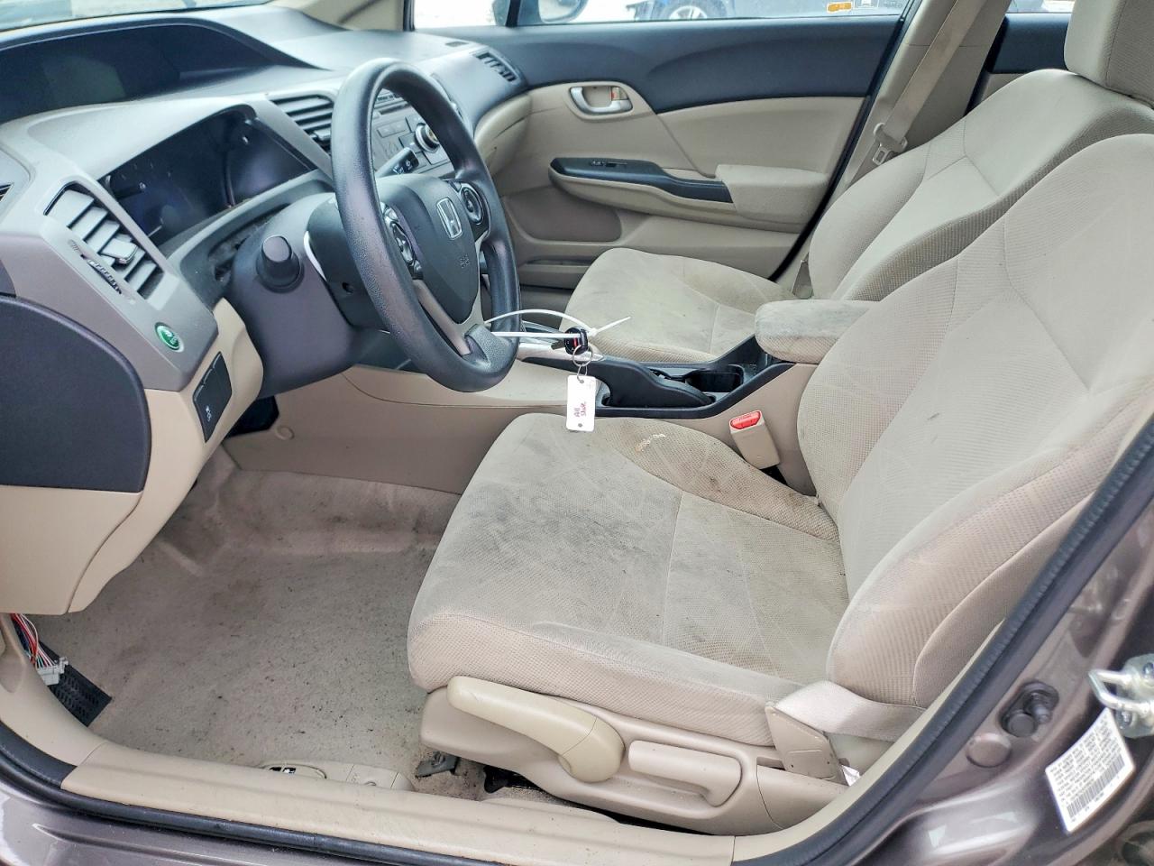 2012 Honda Civic Lx Серый vin: 19XFB2F53CE099234