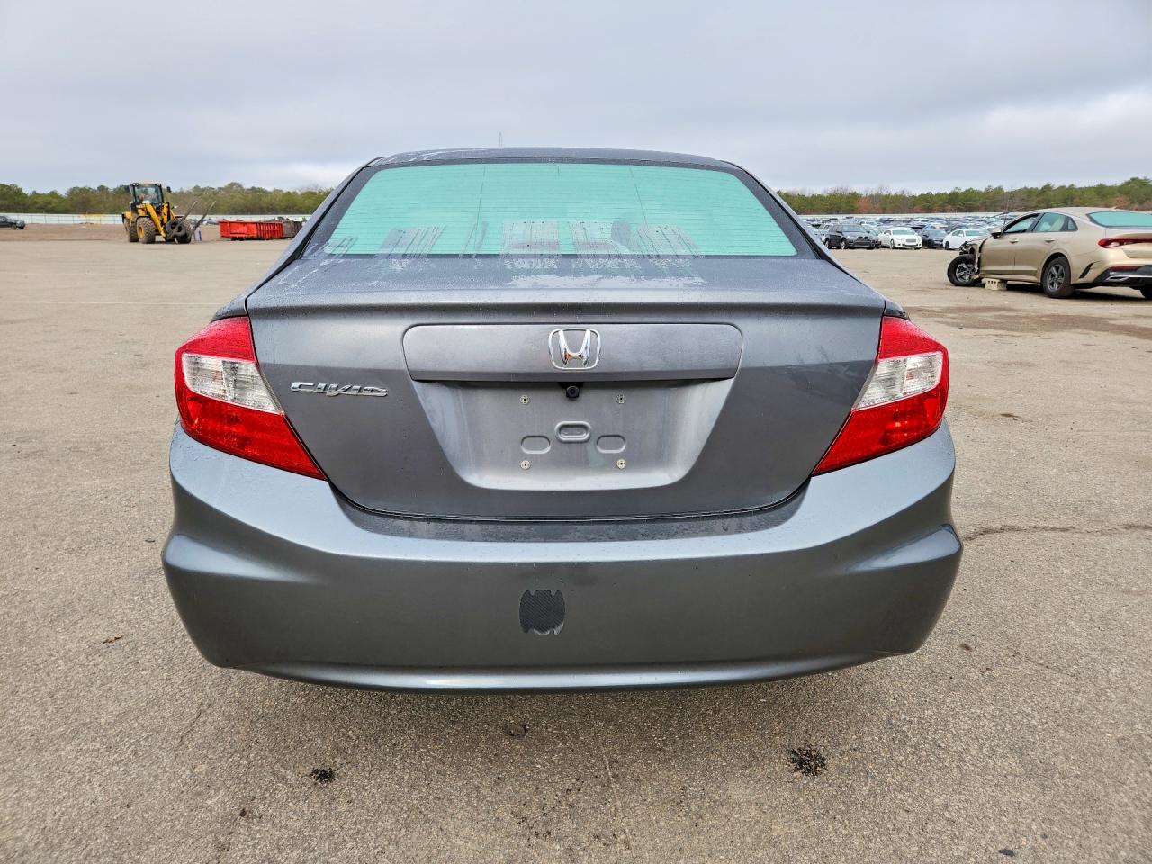 2012 Honda Civic Lx Gray vin: 19XFB2F53CE310514