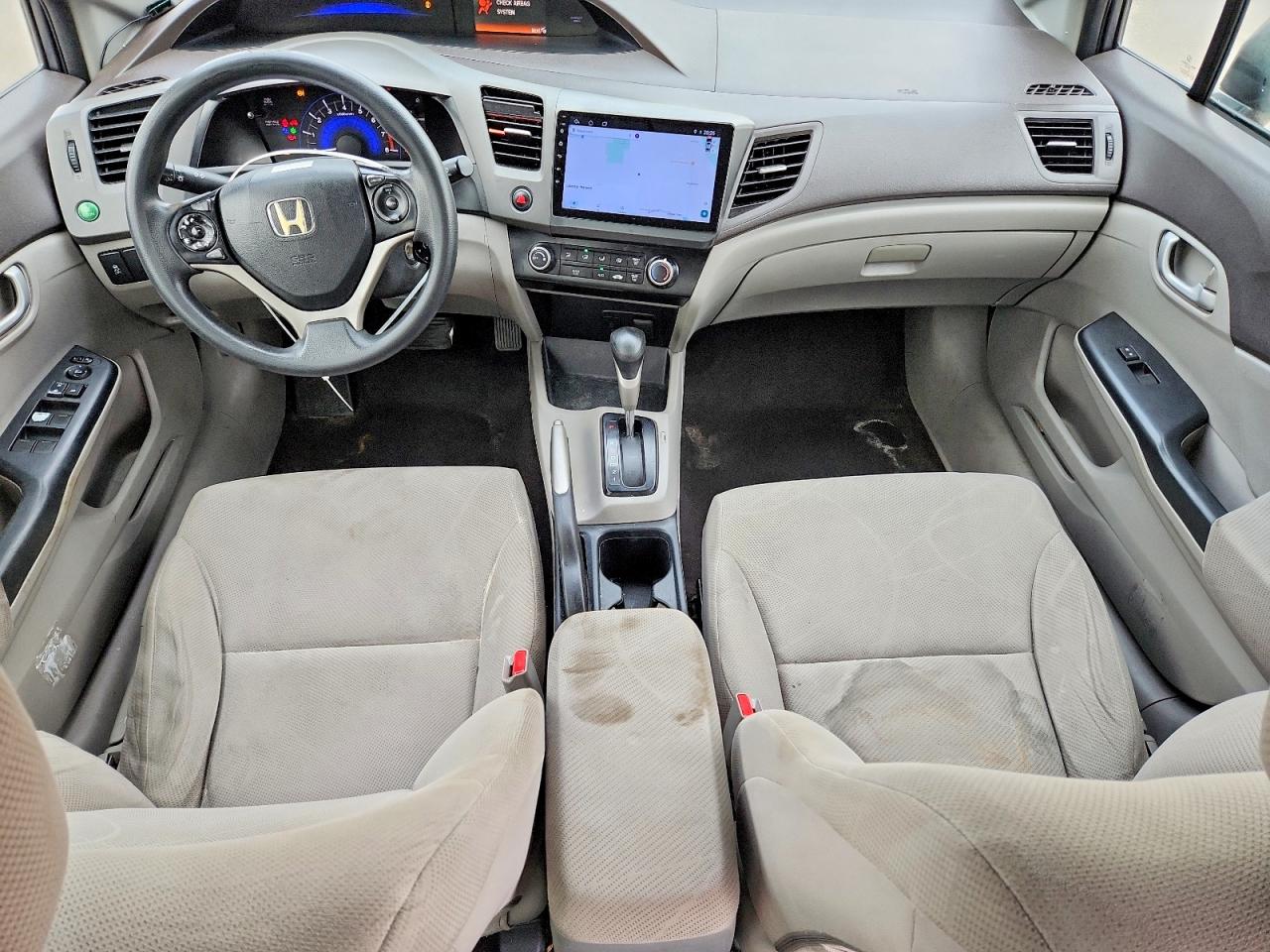 2012 Honda Civic Lx Gray vin: 19XFB2F53CE310514