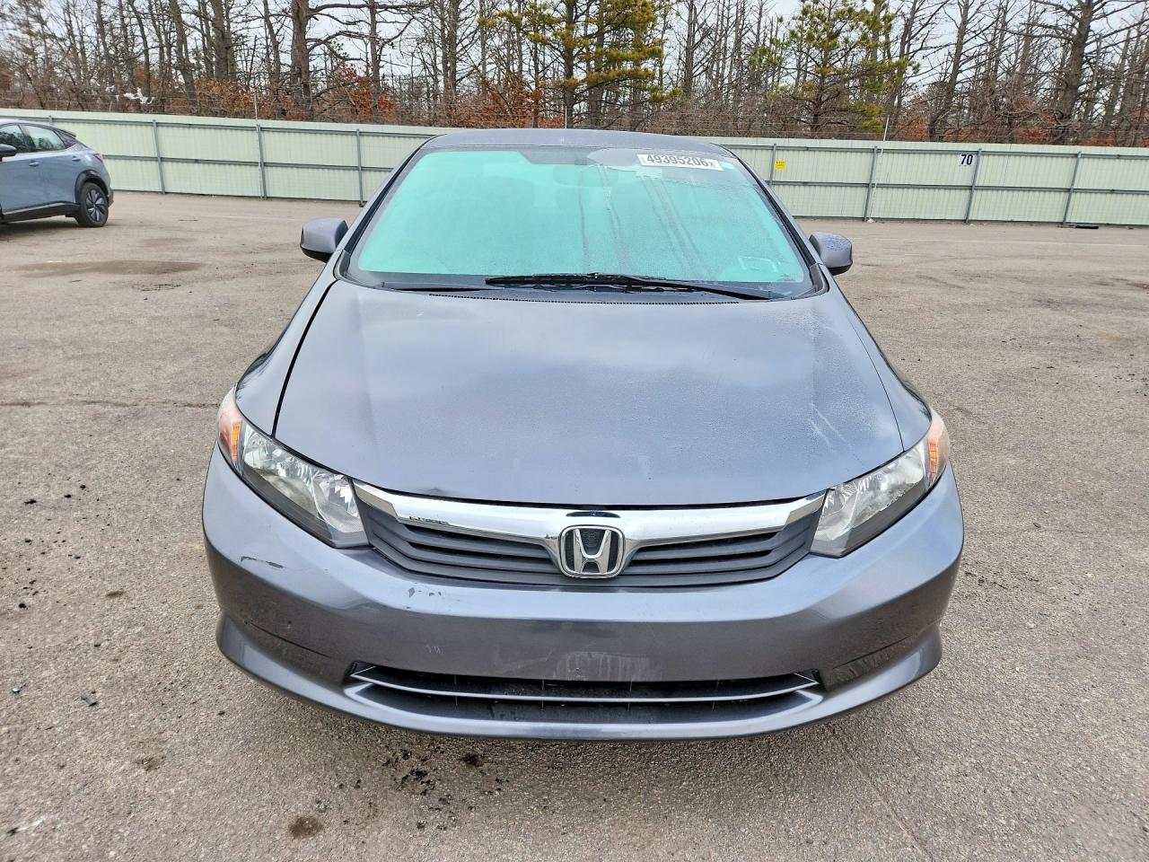 2012 Honda Civic Lx Gray vin: 19XFB2F53CE310514