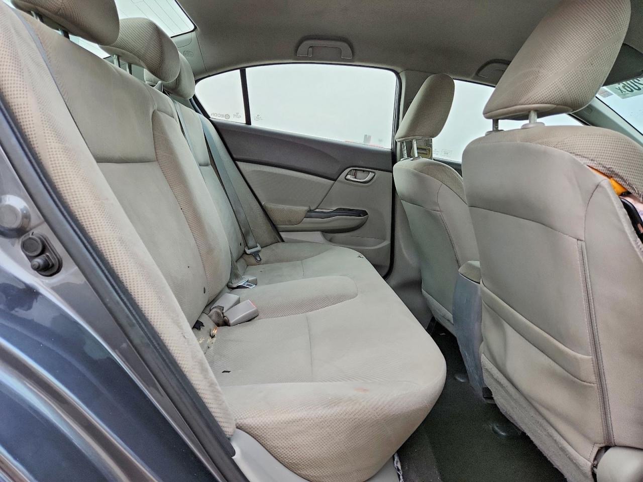 2012 Honda Civic Lx Gray vin: 19XFB2F53CE310514