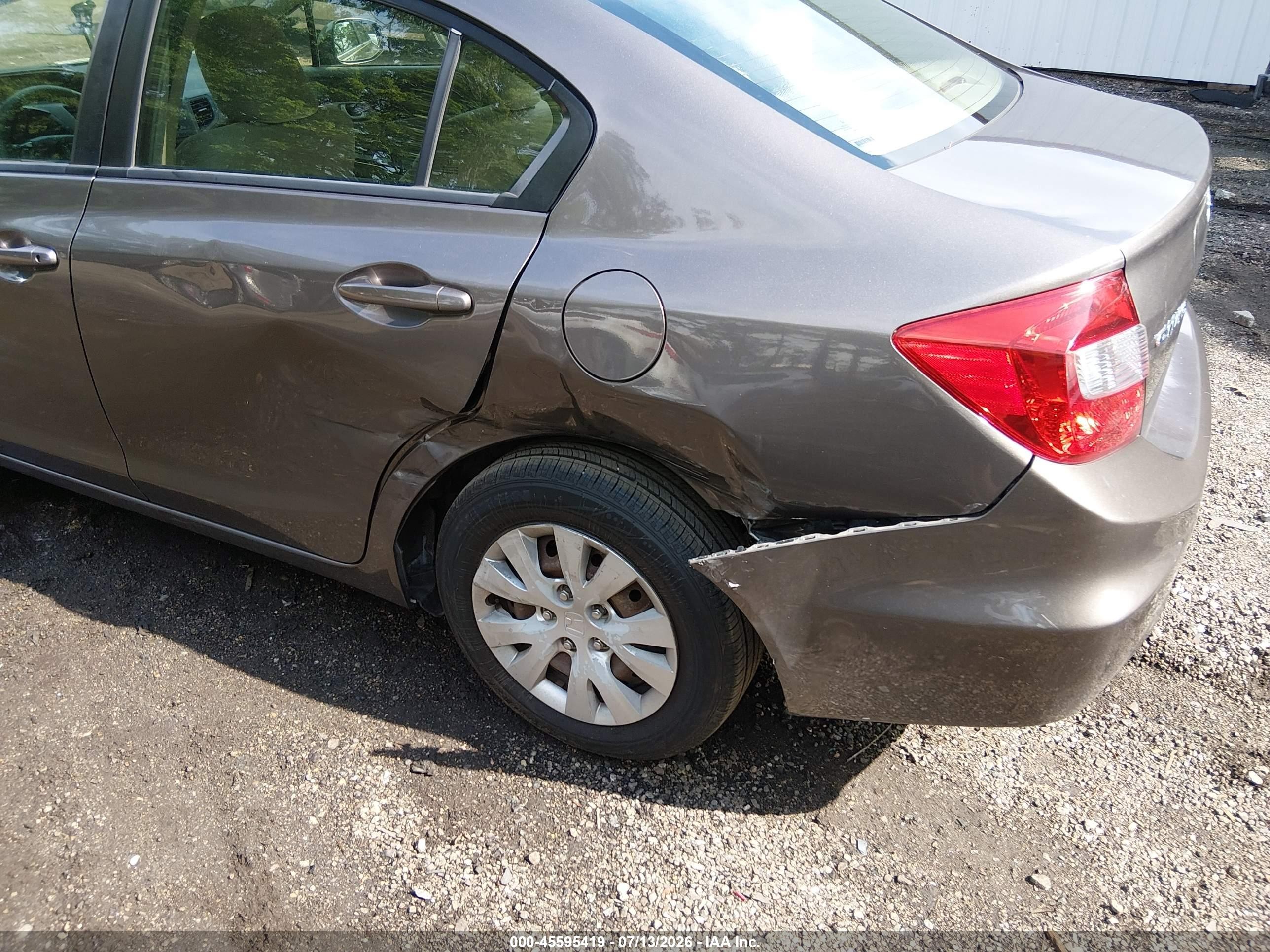 2012 Honda Civic Lx Gold vin: 19XFB2F53CE313879