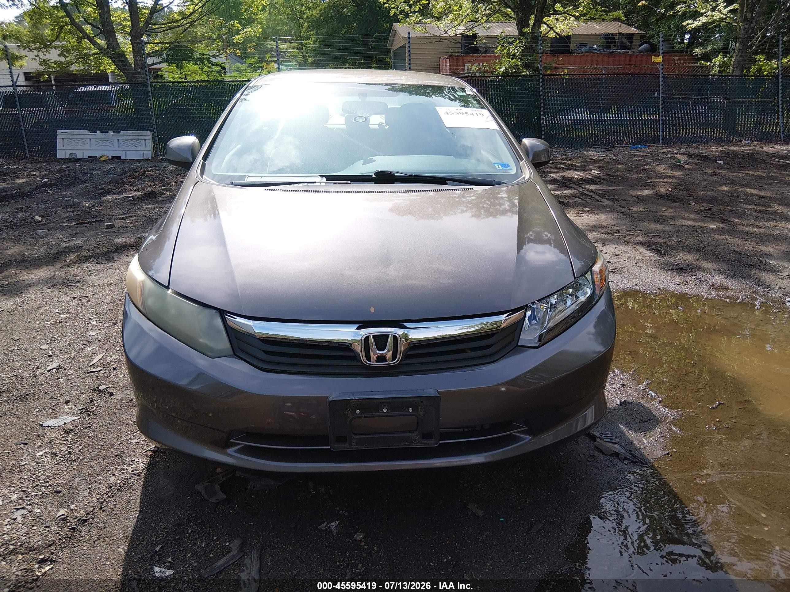2012 Honda Civic Lx Gold vin: 19XFB2F53CE313879