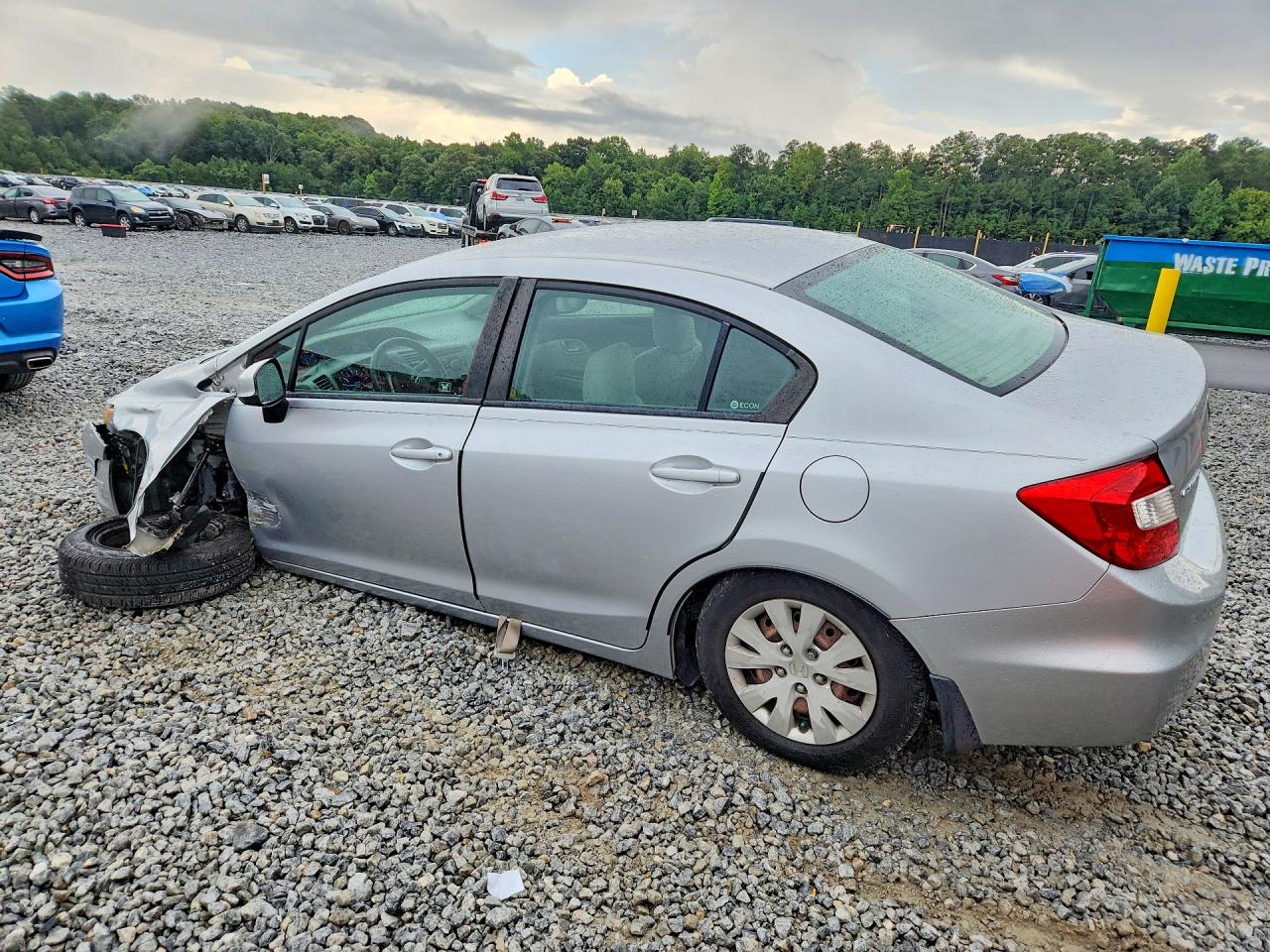 2012 Honda Civic Lx Серебряный vin: 19XFB2F53CE316412