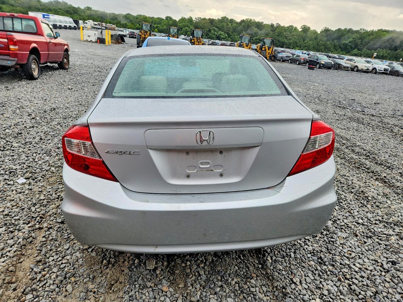 2012 Honda Civic Lx Серебряный vin: 19XFB2F53CE316412