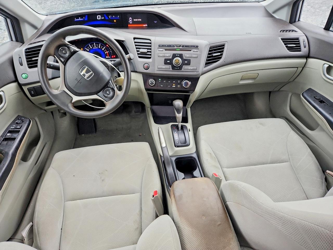 2012 Honda Civic Lx Серебряный vin: 19XFB2F53CE316412