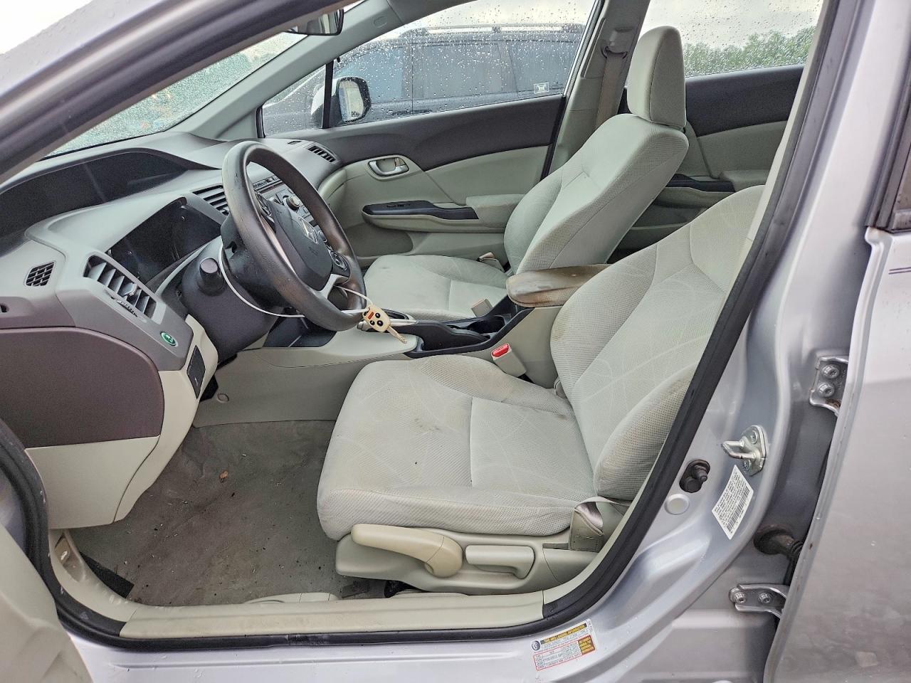 2012 Honda Civic Lx Серебряный vin: 19XFB2F53CE316412
