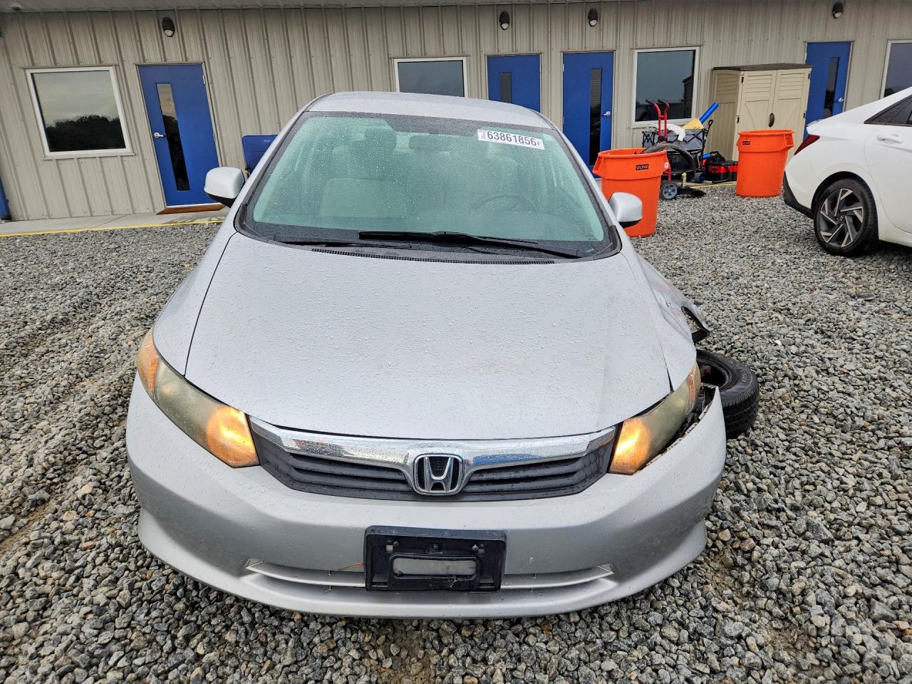2012 Honda Civic Lx Серебряный vin: 19XFB2F53CE316412