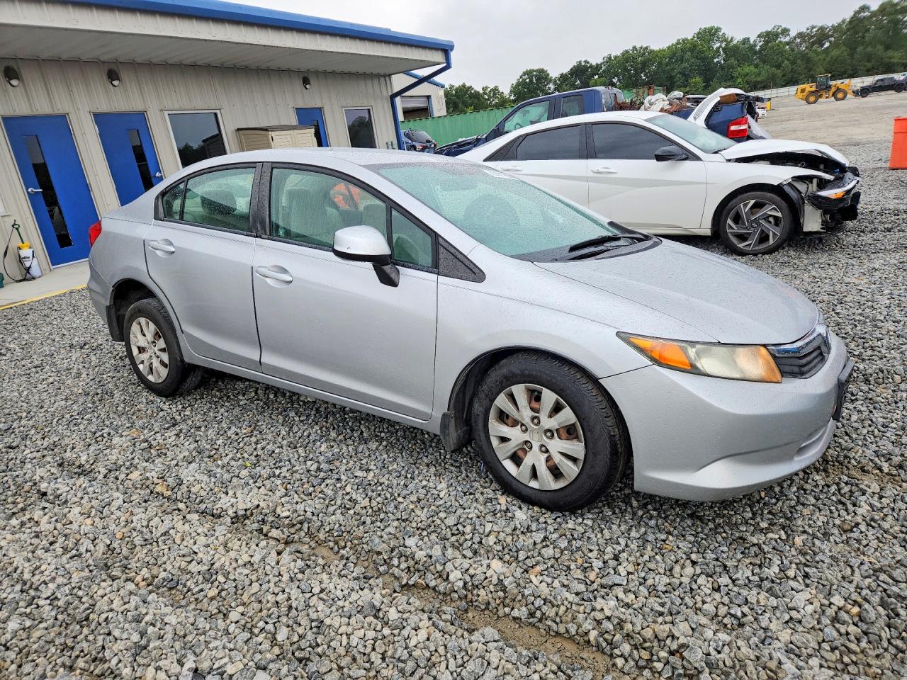 2012 Honda Civic Lx Серебряный vin: 19XFB2F53CE316412