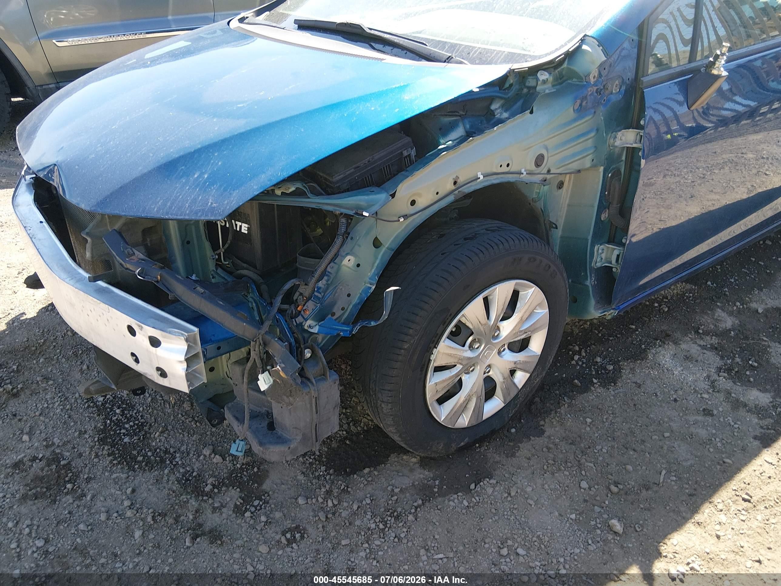 2012 Honda Civic Lx Blue vin: 19XFB2F53CE345750