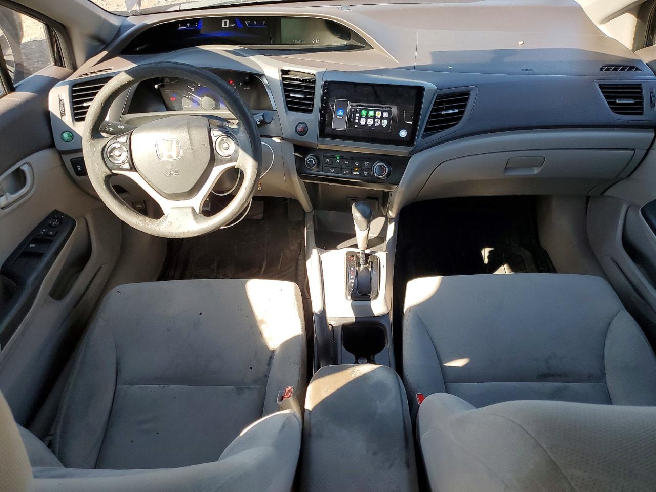 2012 Honda Civic Lx Black vin: 19XFB2F53CE347501