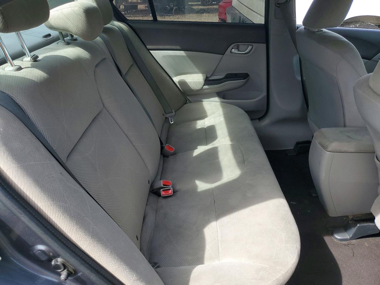 2012 Honda Civic Lx Gray vin: 19XFB2F53CE353525