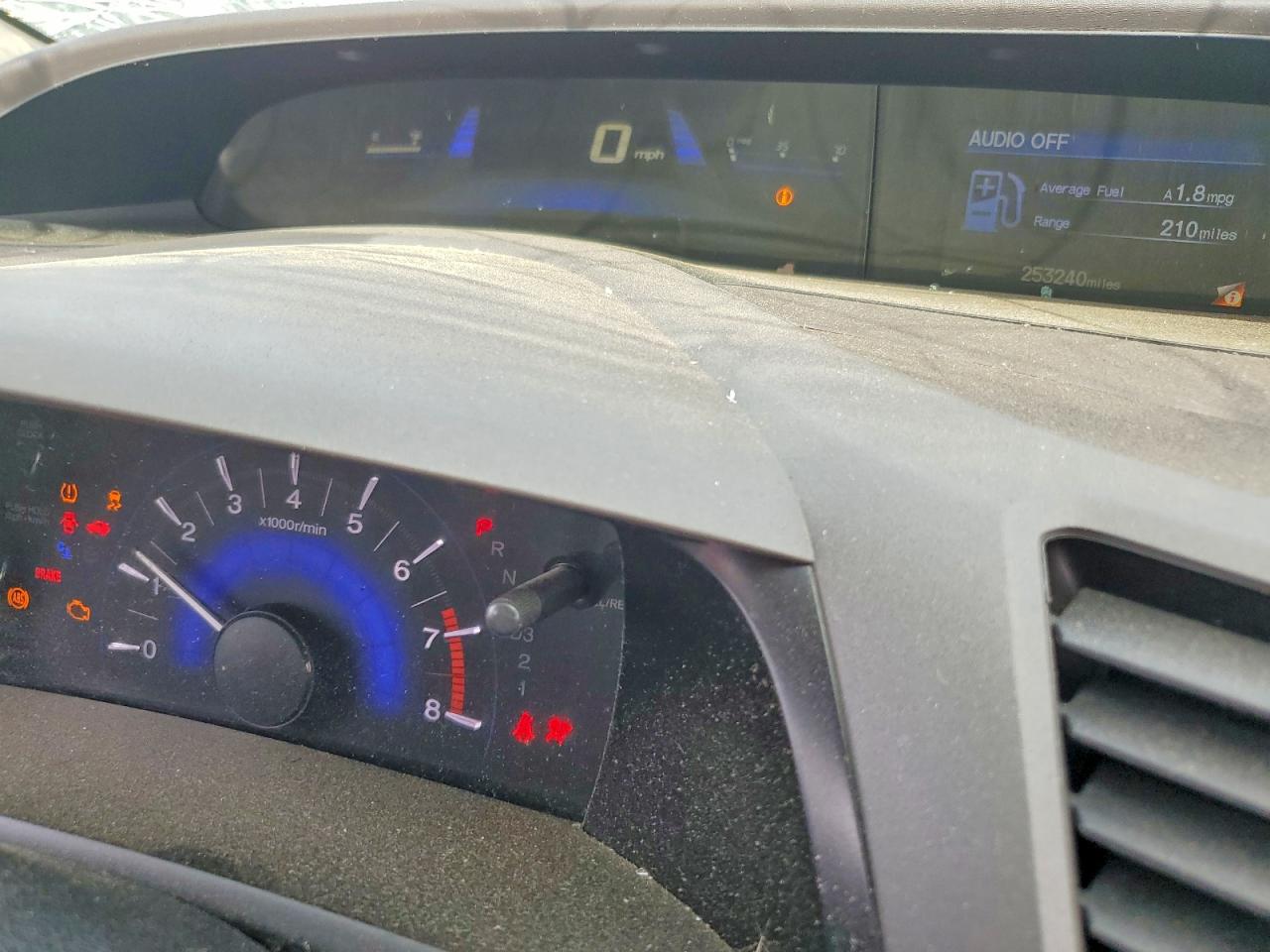 2012 Honda Civic Lx Gray vin: 19XFB2F53CE353525