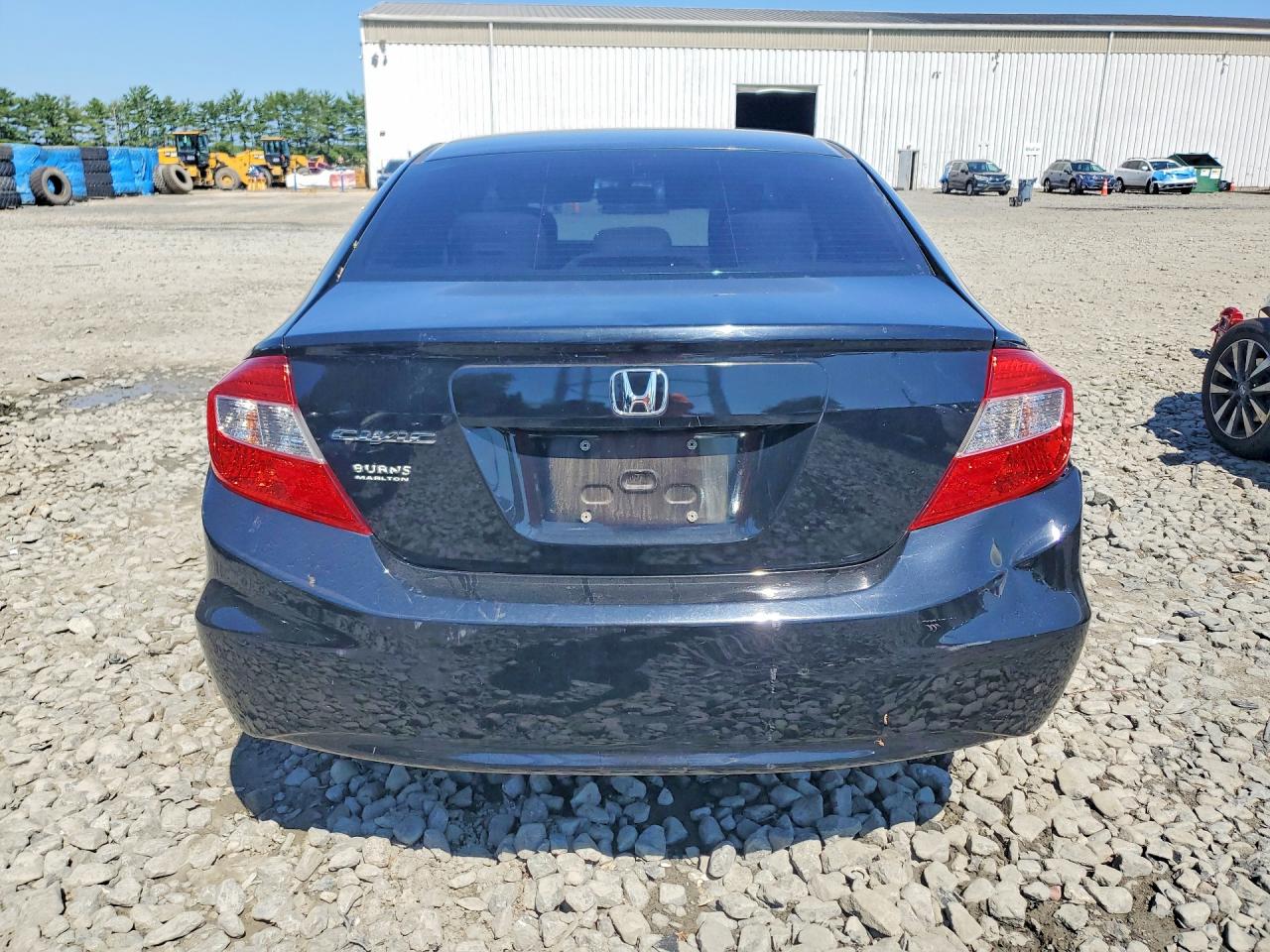 2012 Honda Civic Lx Черный vin: 19XFB2F53CE357168