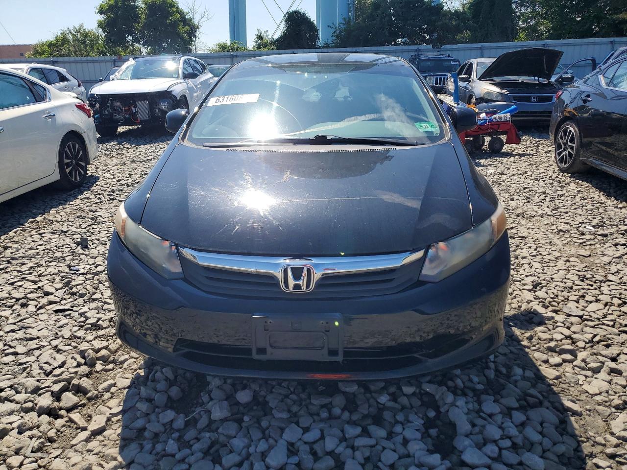 2012 Honda Civic Lx Черный vin: 19XFB2F53CE357168