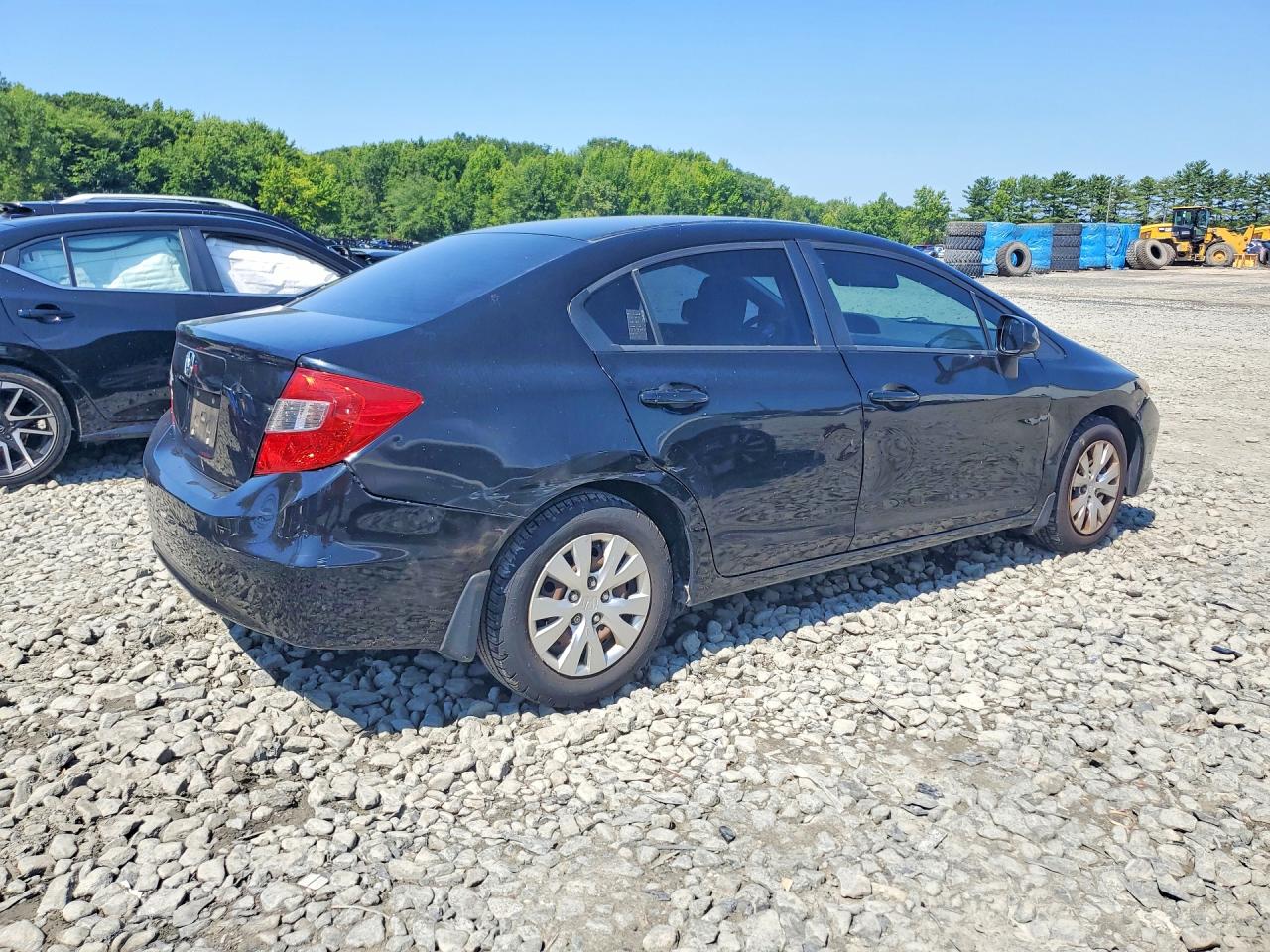 2012 Honda Civic Lx Черный vin: 19XFB2F53CE357168
