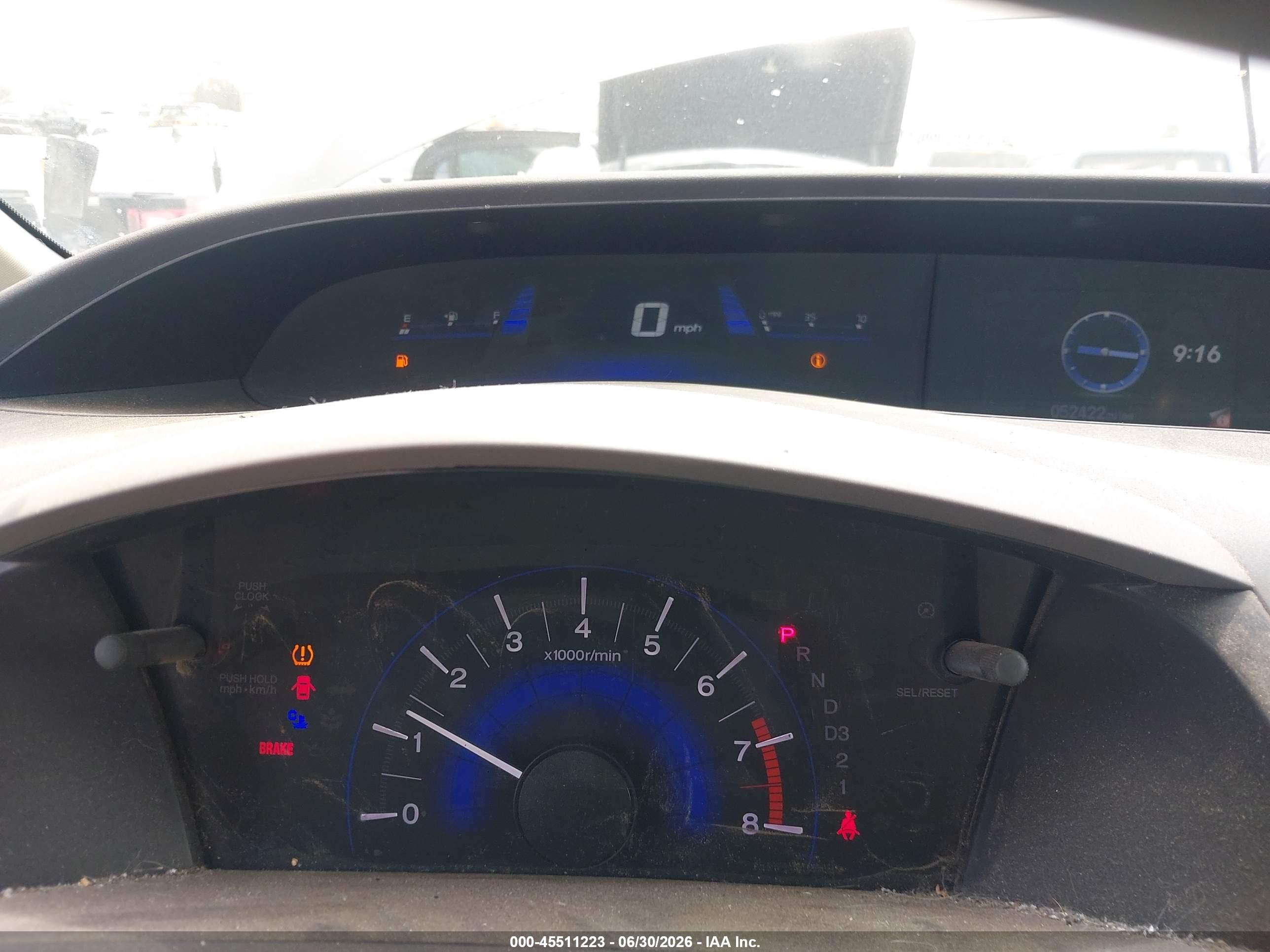 2012 Honda Civic Lx Gray vin: 19XFB2F53CE357350