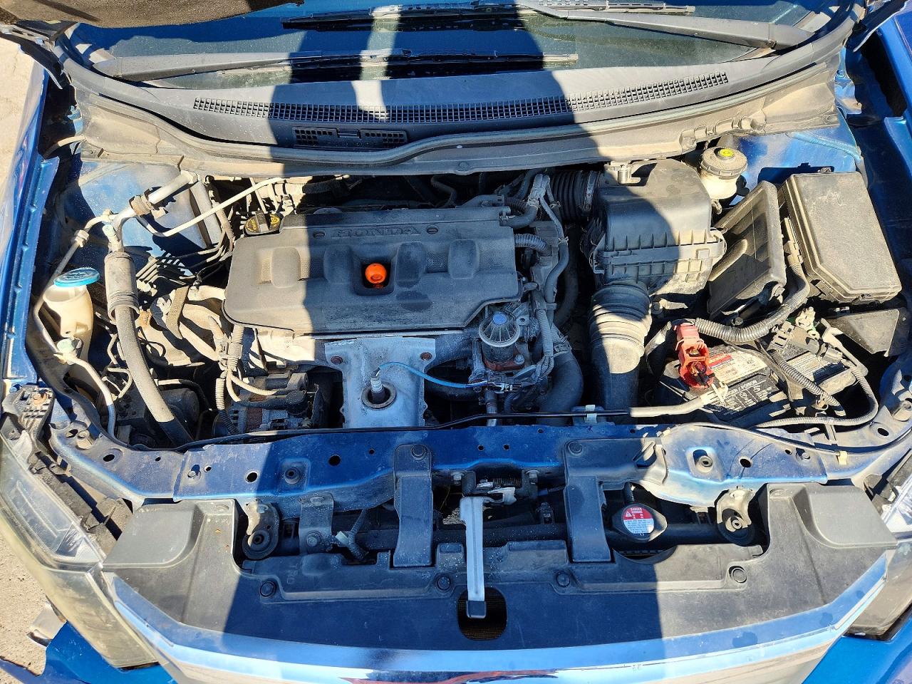 2012 Honda Civic Lx Blue vin: 19XFB2F53CE357879
