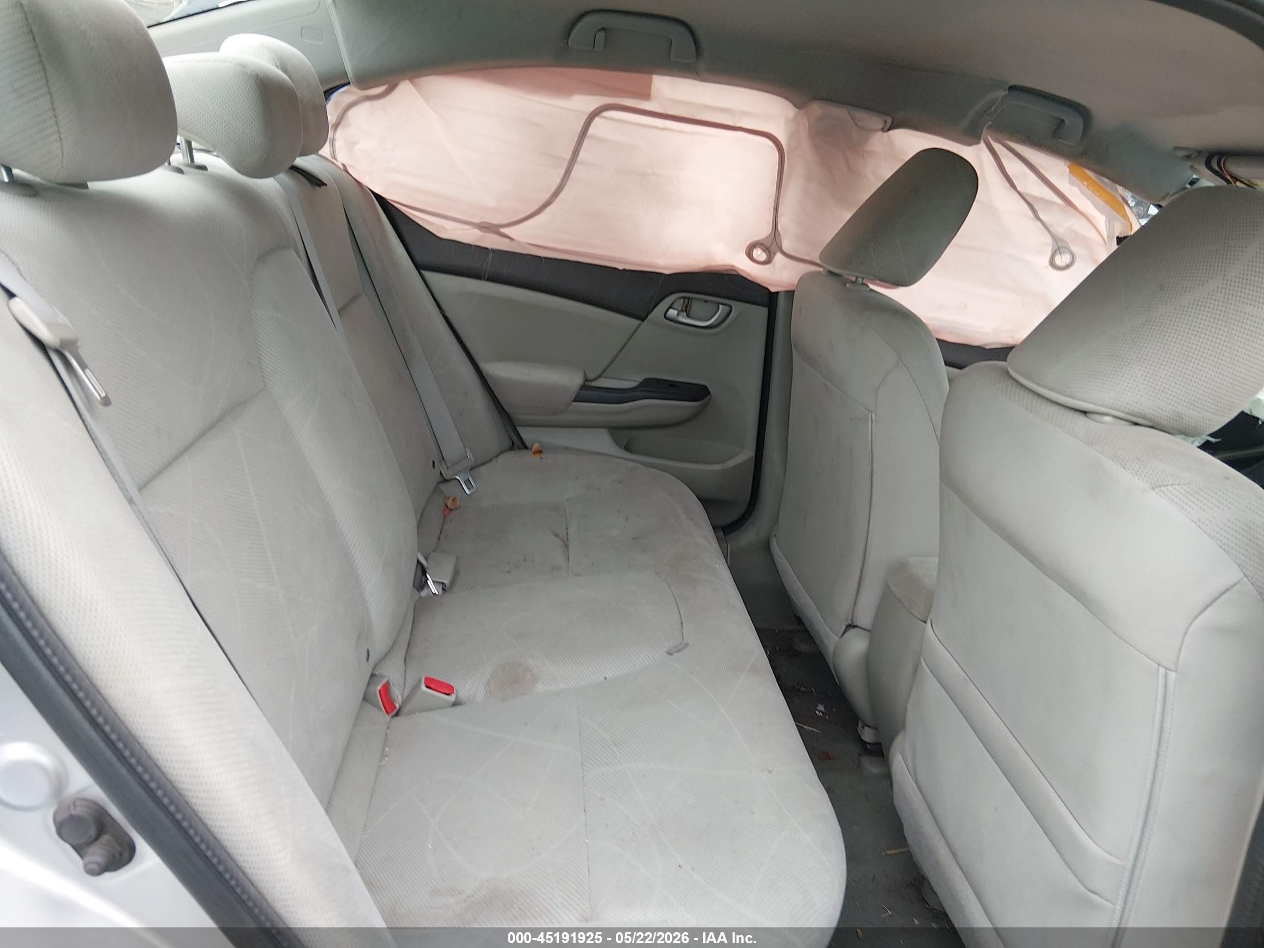 2012 Honda Civic Lx Silver vin: 19XFB2F53CE360068
