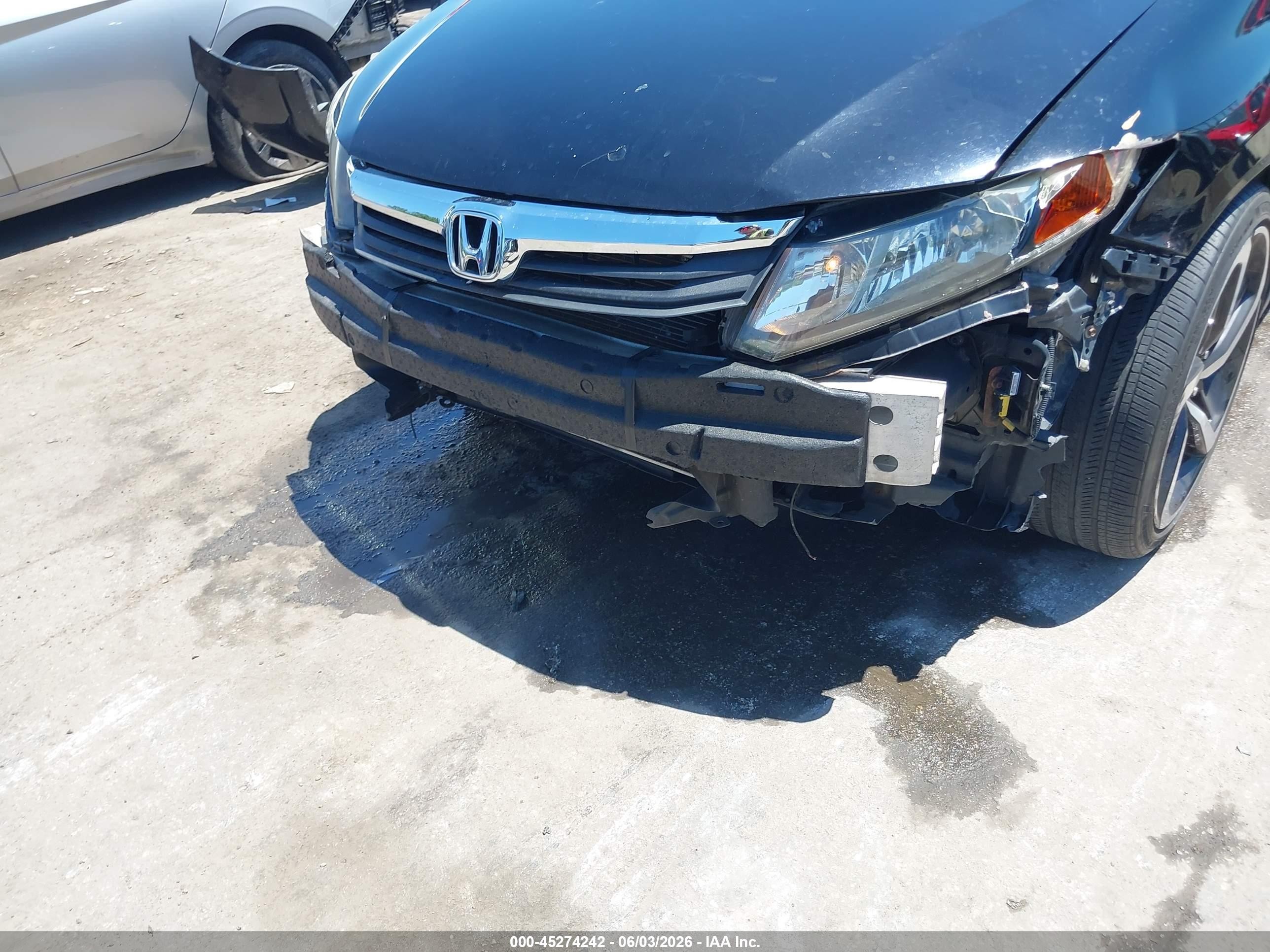 2012 Honda Civic Lx Черный vin: 19XFB2F53CE370549