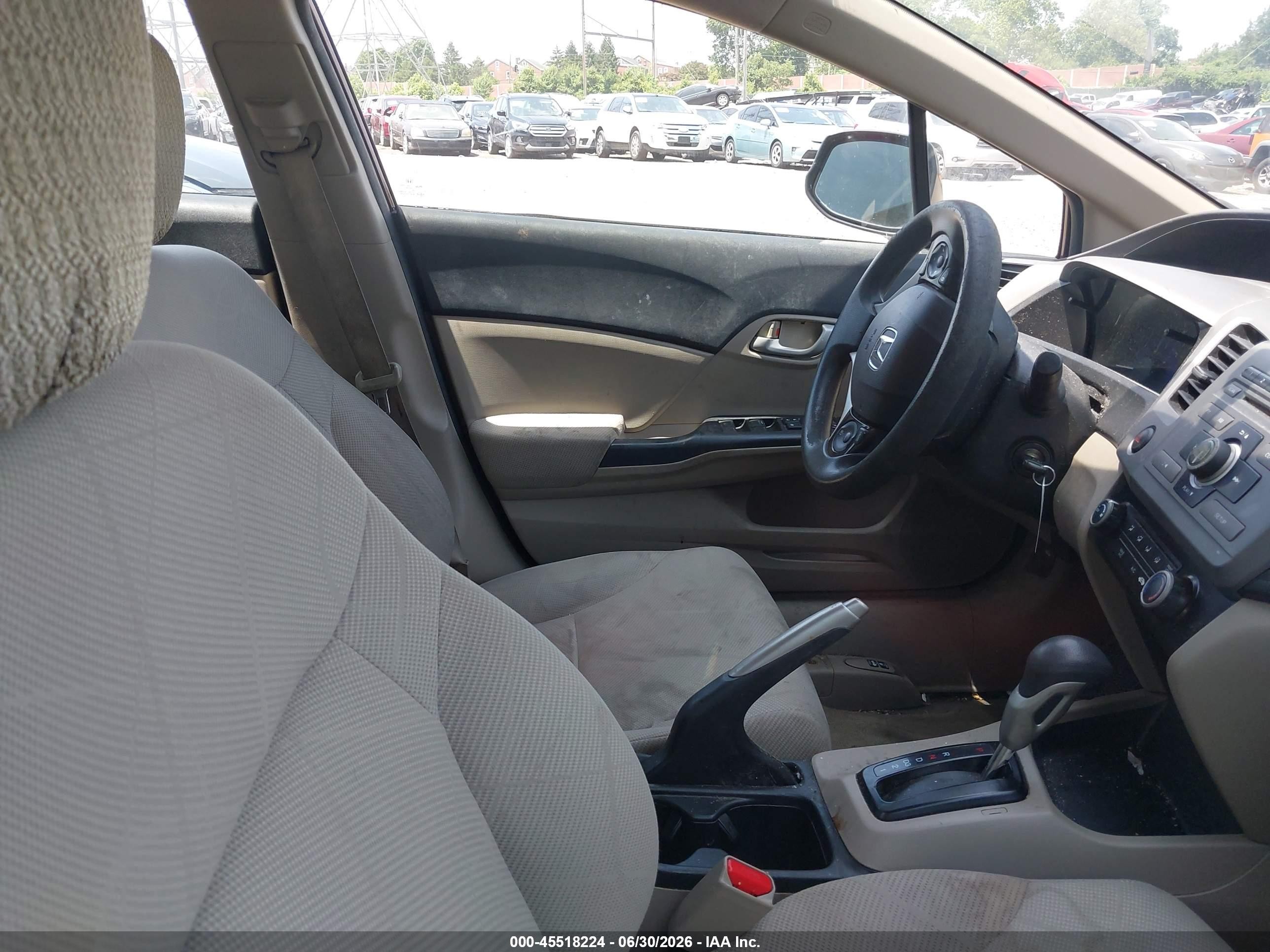 2012 Honda Civic Lx Бордовый vin: 19XFB2F53CE390381
