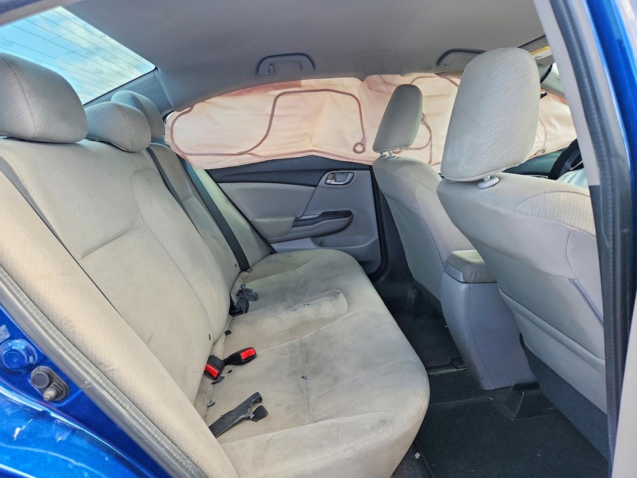 2013 Honda Civic Lx Blue vin: 19XFB2F53DE014524