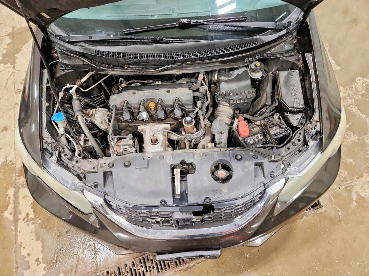 2013 Honda Civic Lx Коричневый vin: 19XFB2F53DE017830