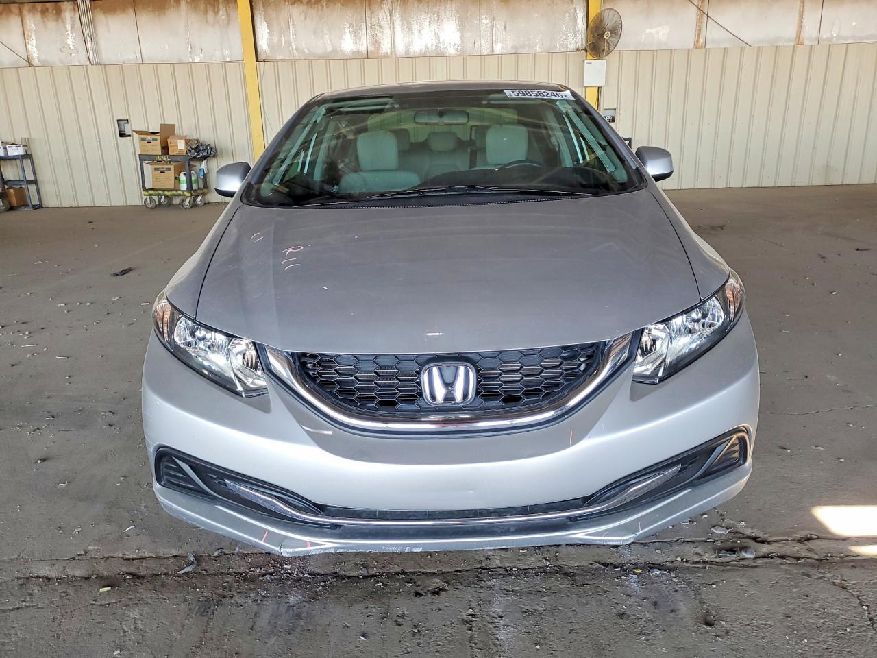 2013 Honda Civic Lx Silver vin: 19XFB2F53DE033770