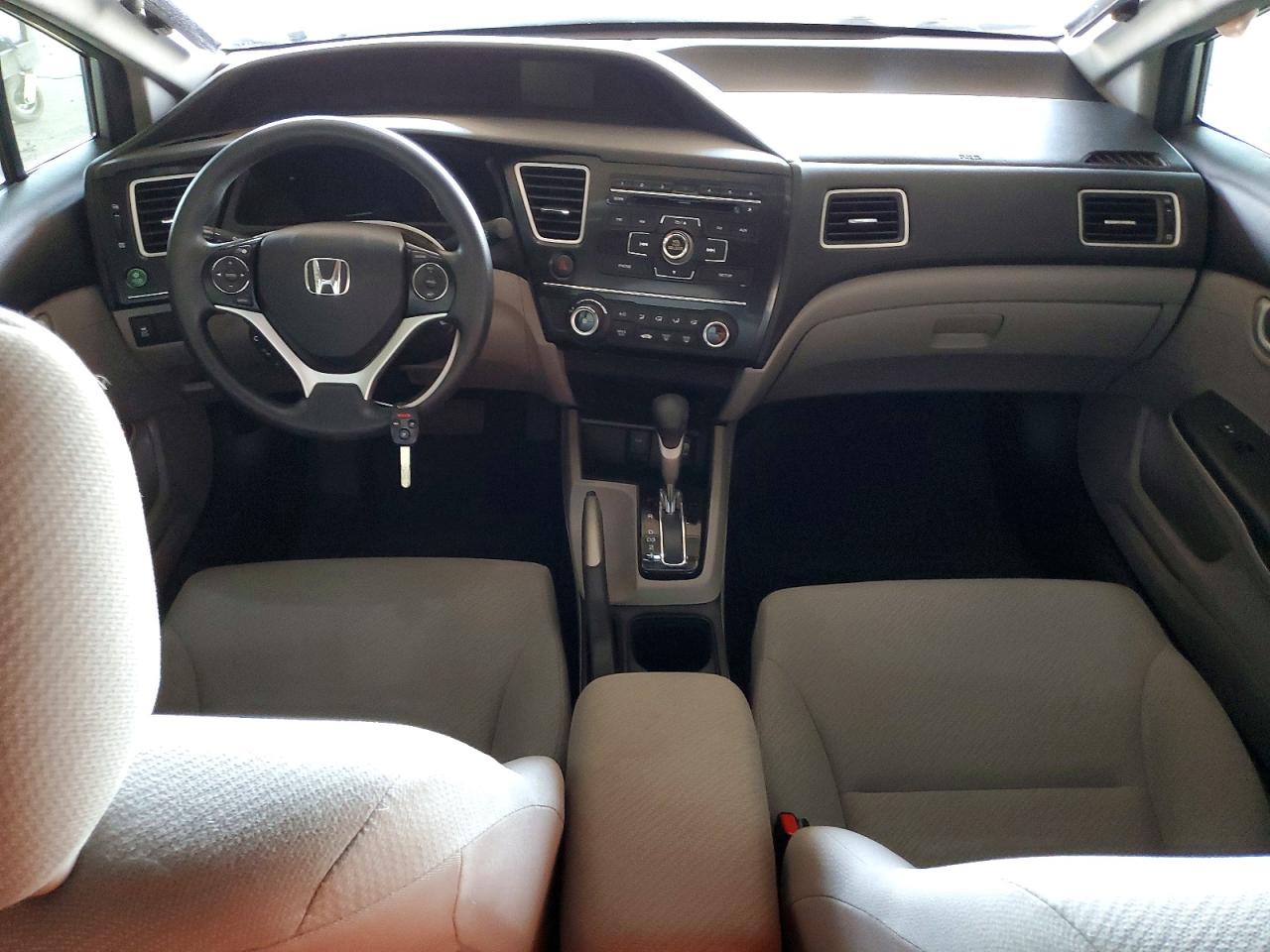 2013 Honda Civic Lx Silver vin: 19XFB2F53DE033770