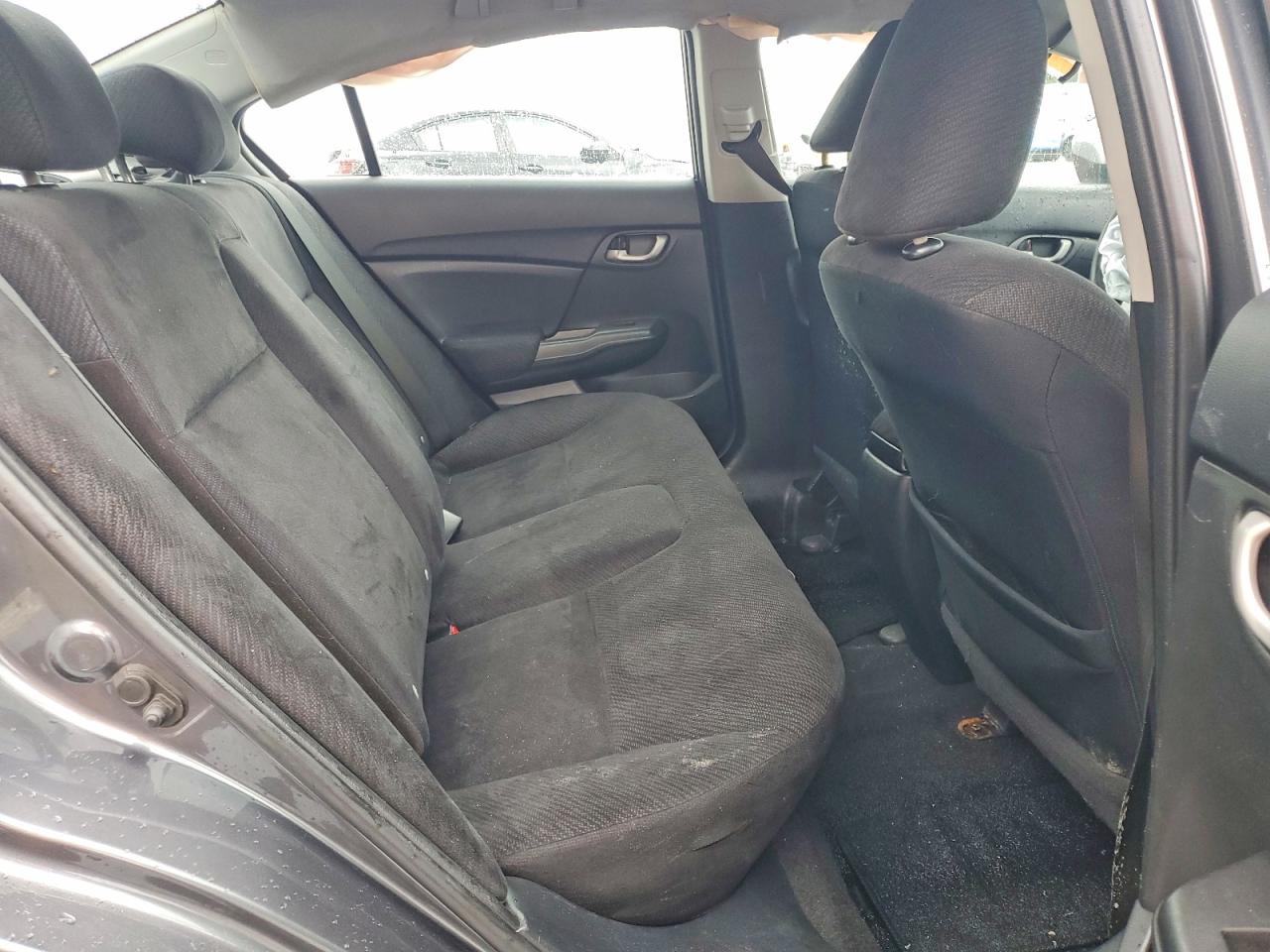 2013 Honda Civic Lx Gray vin: 19XFB2F53DE041190