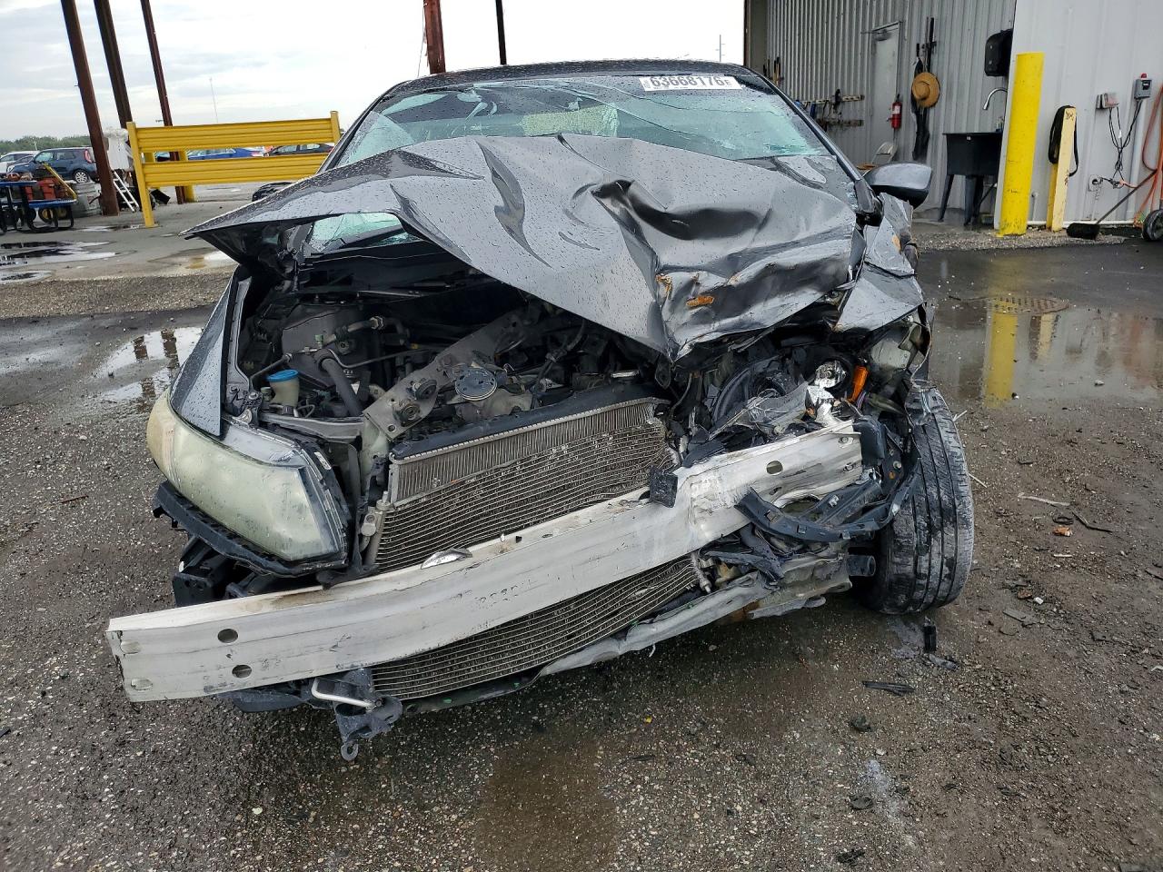 2013 Honda Civic Lx Gray vin: 19XFB2F53DE041190