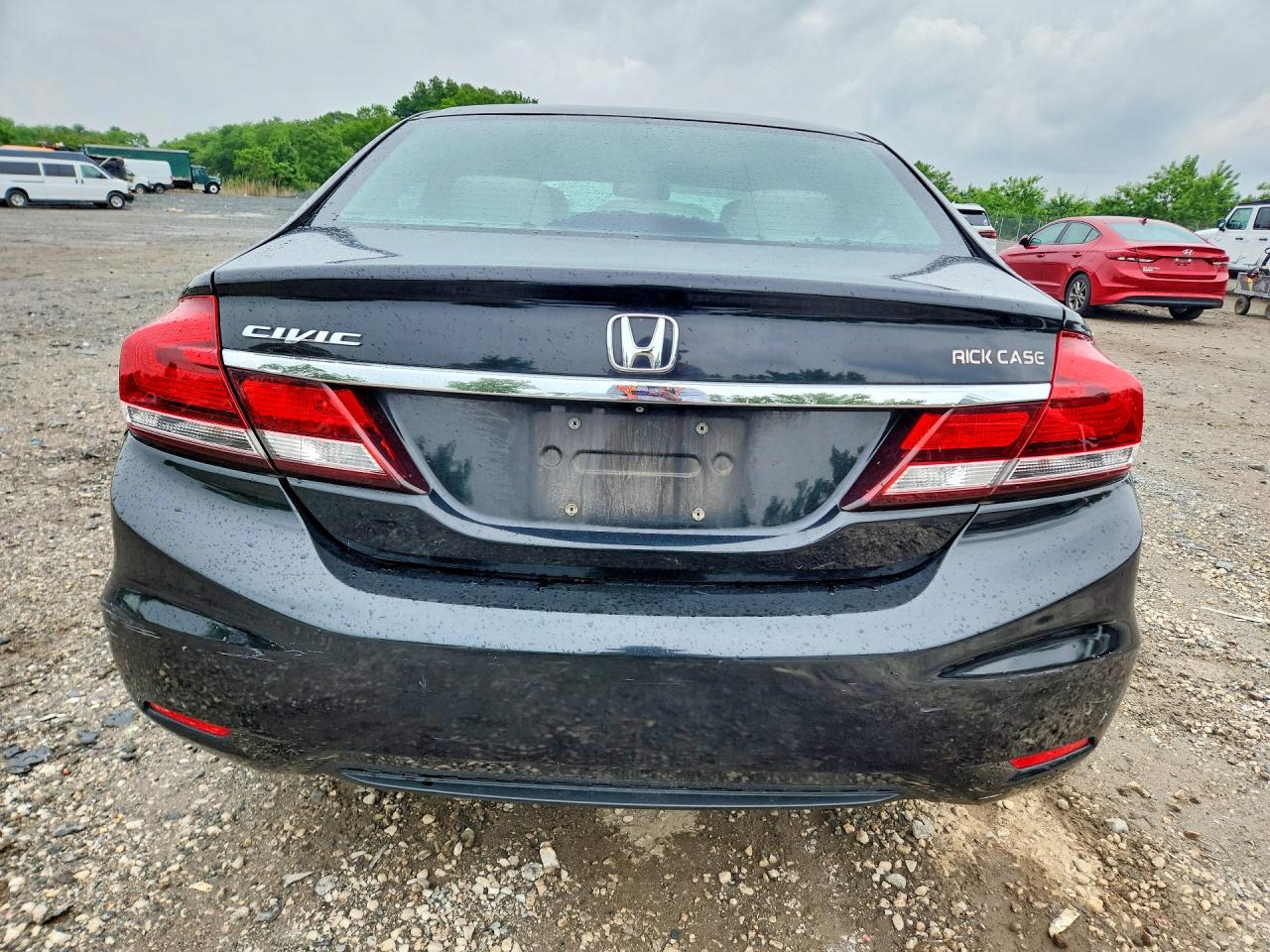 2013 Honda Civic Lx Black vin: 19XFB2F53DE042145