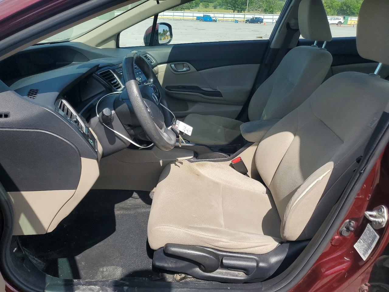 2013 Honda Civic Lx Красный vin: 19XFB2F53DE043554
