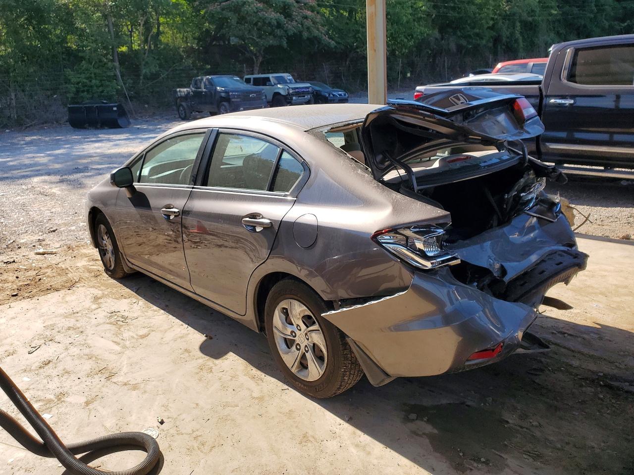 2013 Honda Civic Lx Серый vin: 19XFB2F53DE065957