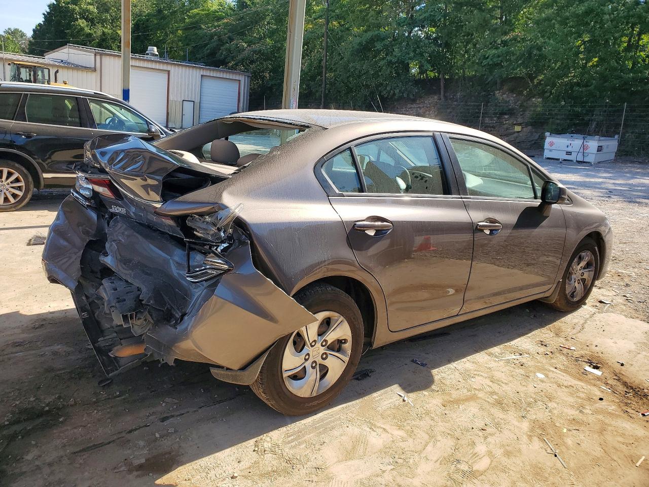 2013 Honda Civic Lx Серый vin: 19XFB2F53DE065957