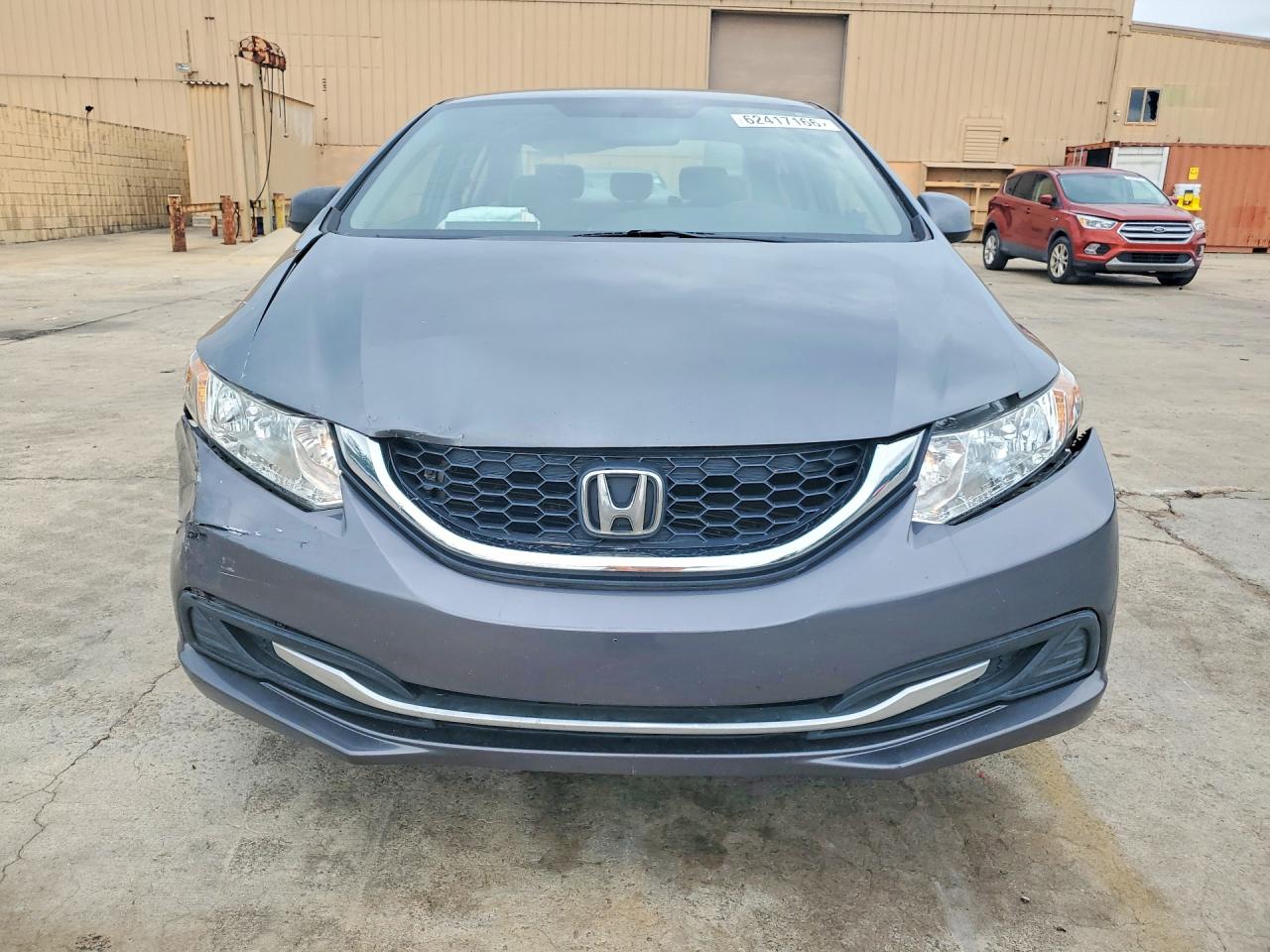 2013 Honda Civic Lx Gray vin: 19XFB2F53DE077526