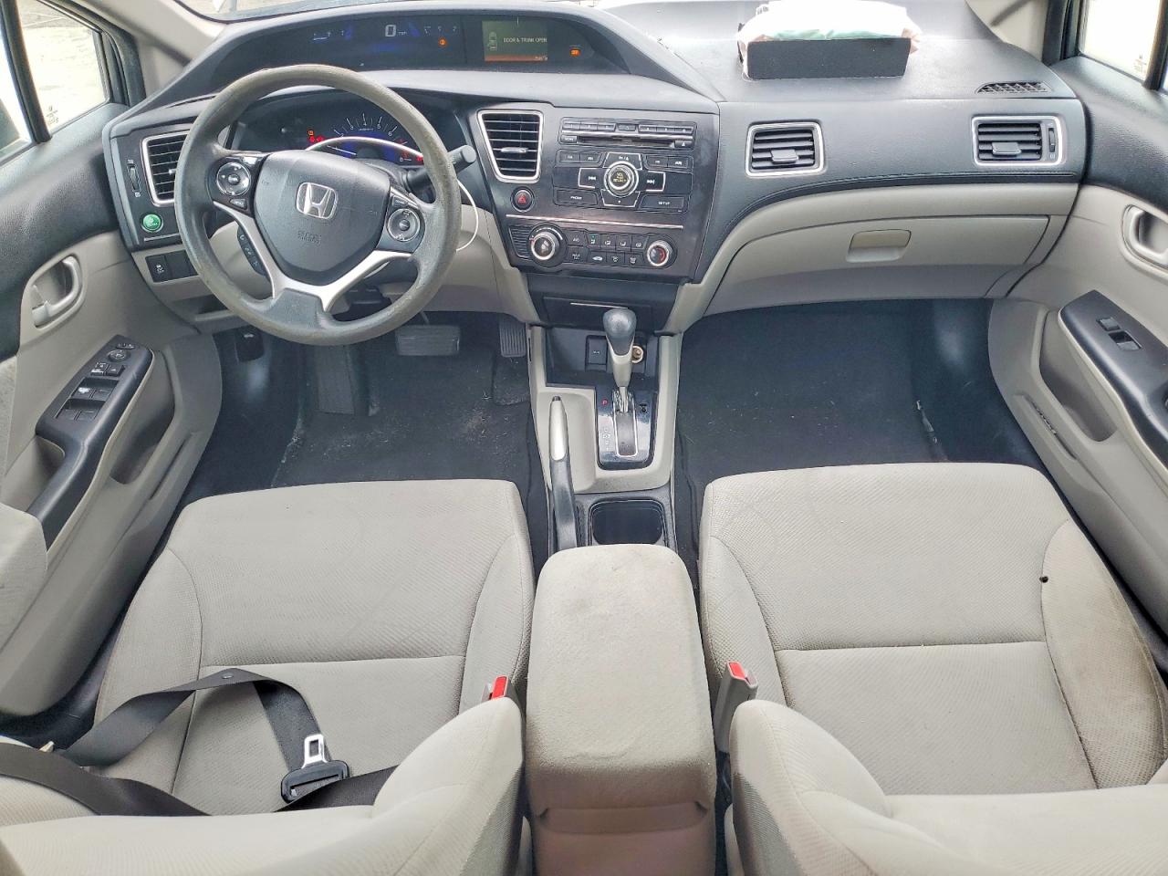 2013 Honda Civic Lx Gray vin: 19XFB2F53DE077526