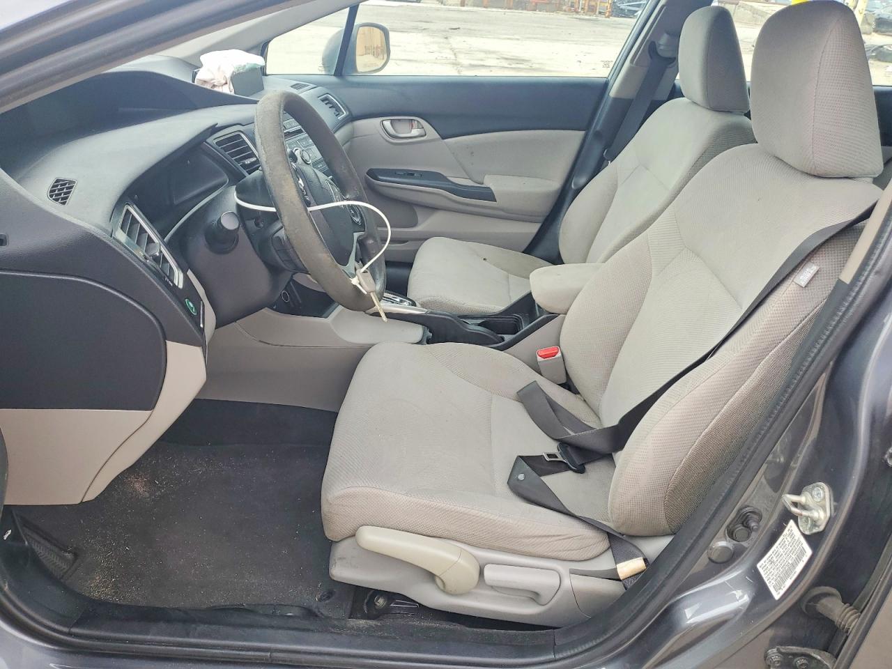 2013 Honda Civic Lx Gray vin: 19XFB2F53DE077526