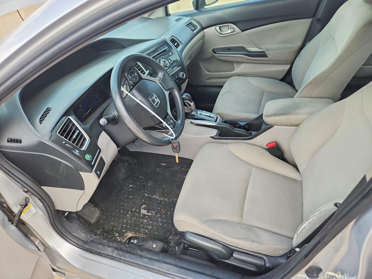2013 Honda Civic Lx Silver vin: 19XFB2F53DE078546