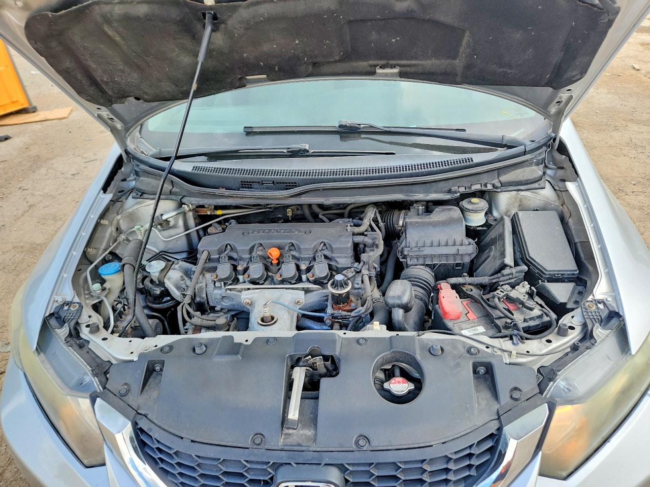 2013 Honda Civic Lx Silver vin: 19XFB2F53DE078546