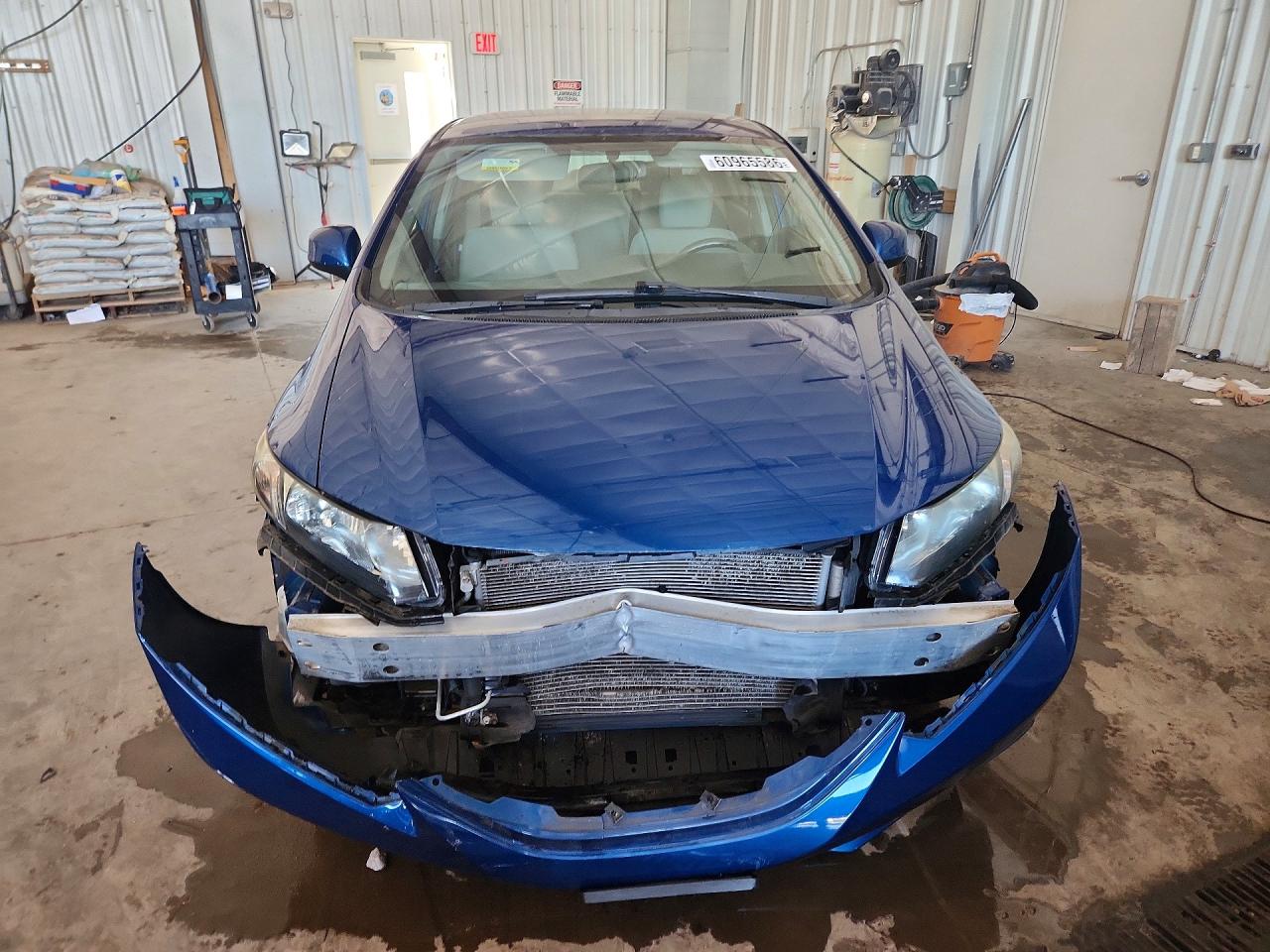 2013 Honda Civic Lx Blue vin: 19XFB2F53DE079289
