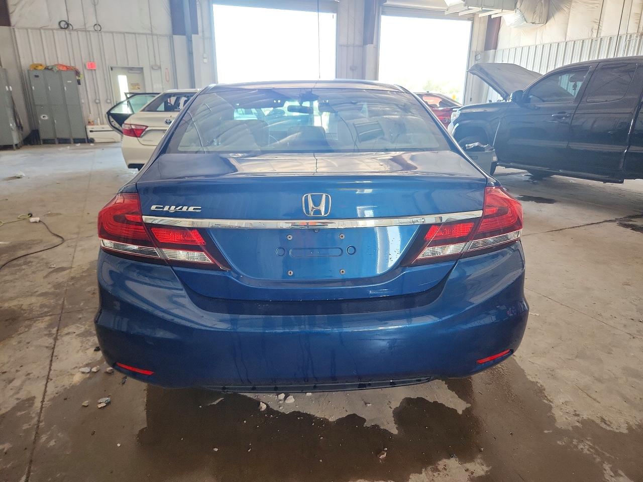 2013 Honda Civic Lx Blue vin: 19XFB2F53DE079289