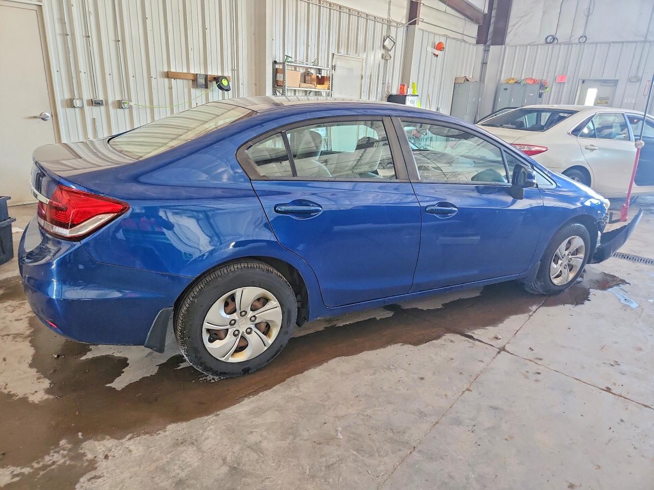 2013 Honda Civic Lx Blue vin: 19XFB2F53DE079289