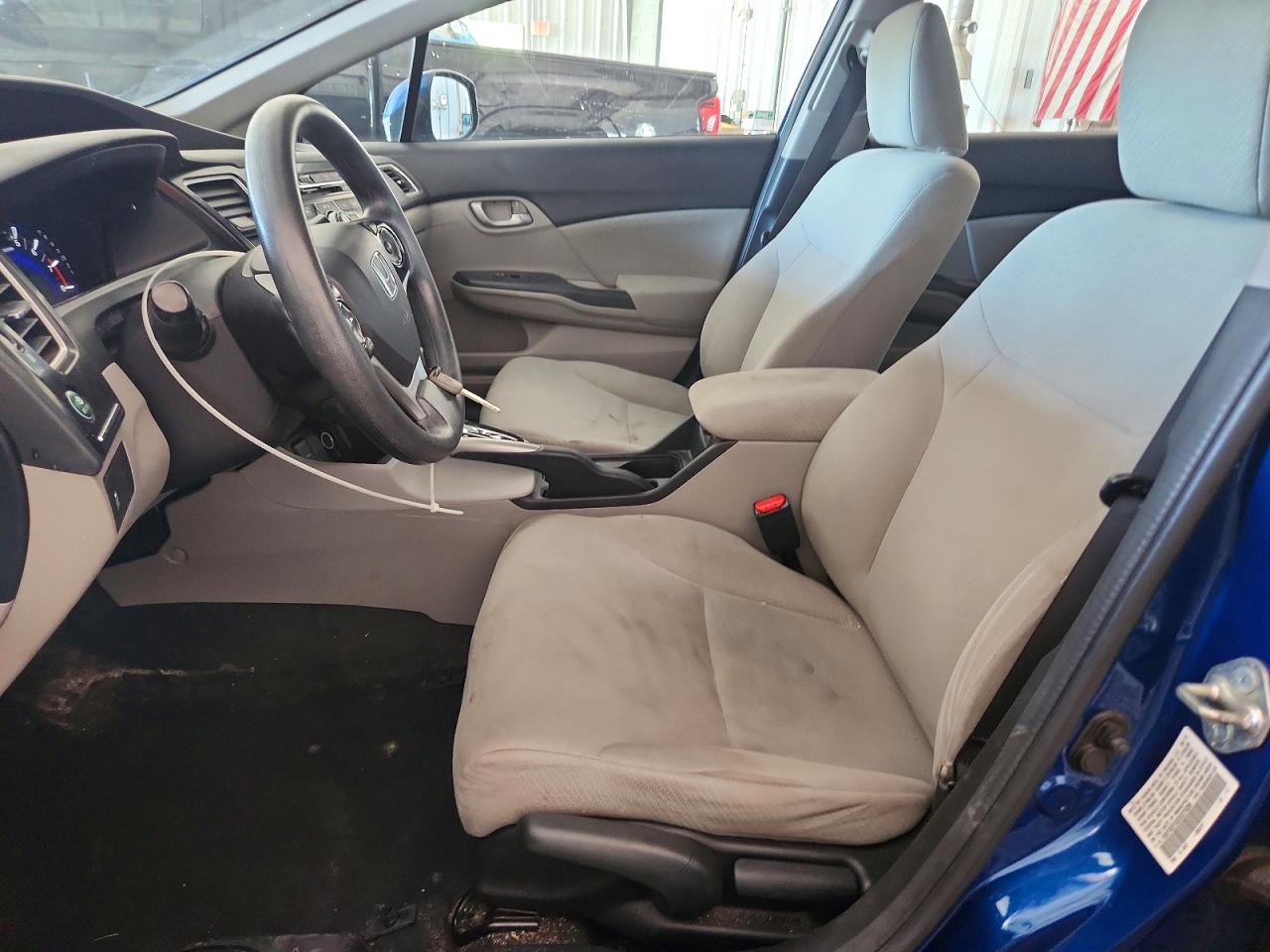 2013 Honda Civic Lx Blue vin: 19XFB2F53DE079289
