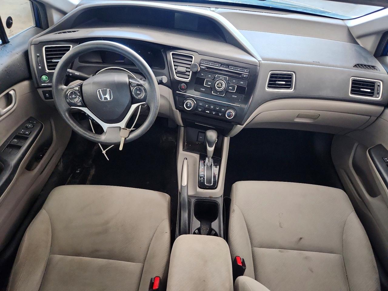 2013 Honda Civic Lx Blue vin: 19XFB2F53DE079289