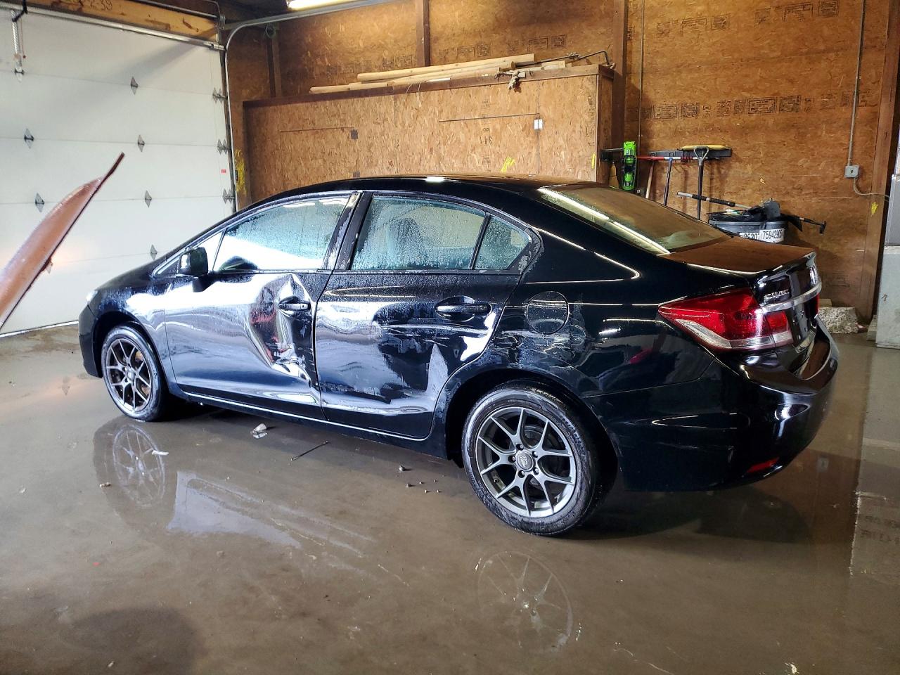 2013 Honda Civic Lx Black vin: 19XFB2F53DE205912