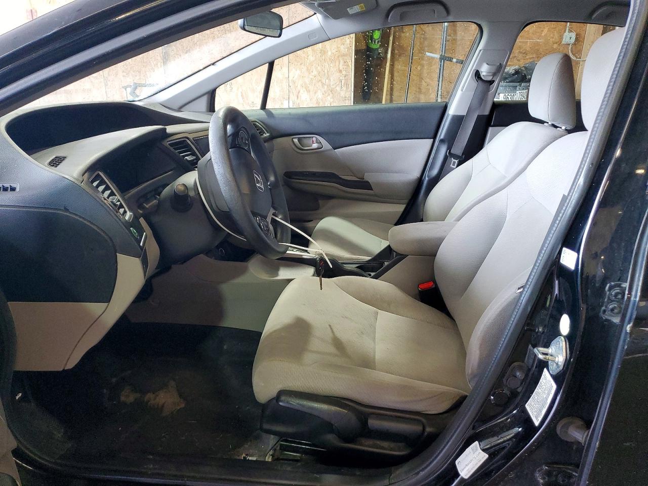 2013 Honda Civic Lx Black vin: 19XFB2F53DE205912